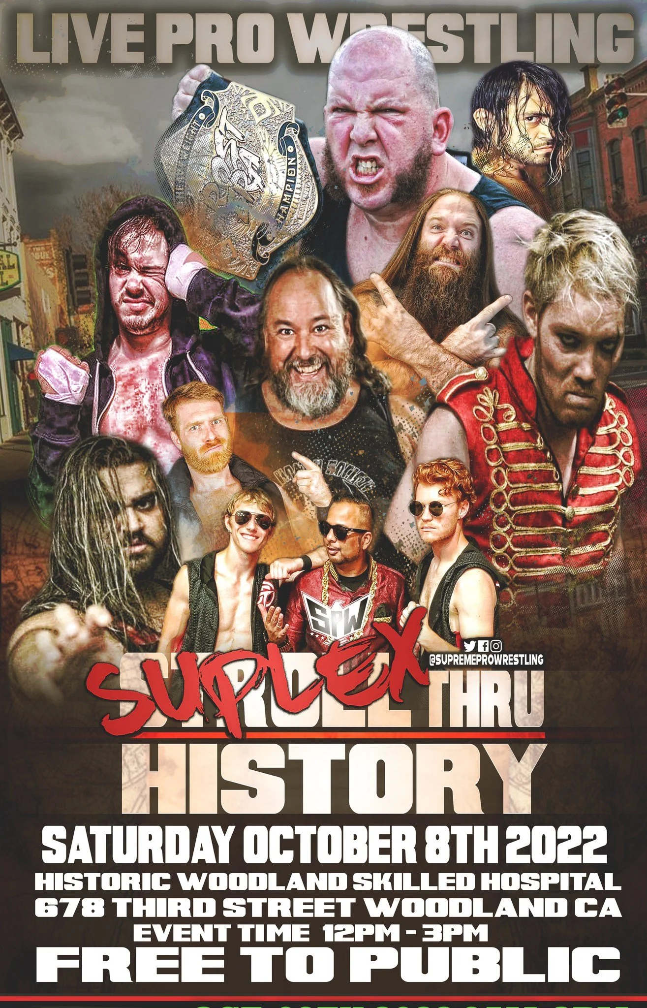 Supreme Pro Wrestling presents Suplex Thru History