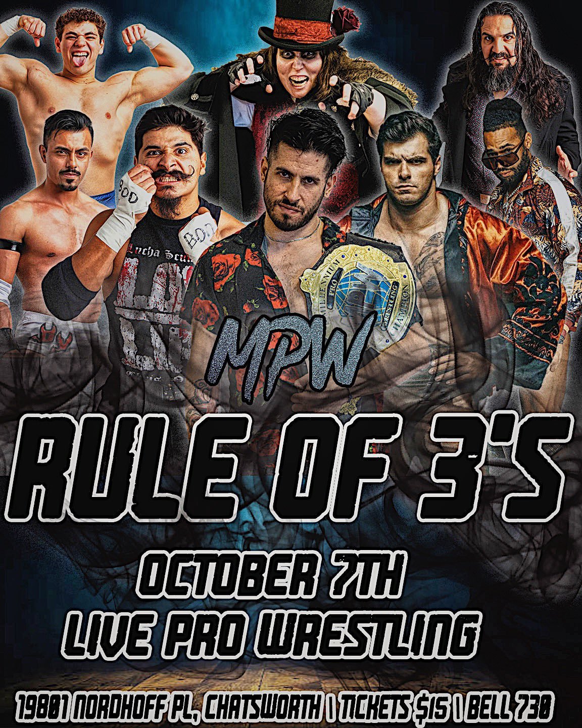 Millennium Pro Wrestling presents Rule of 3's