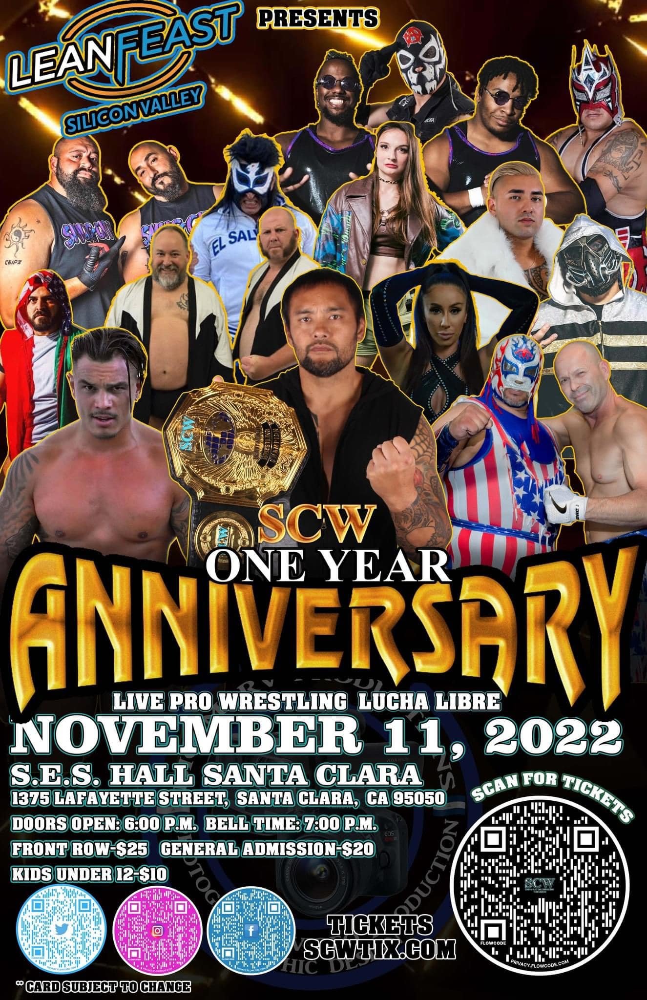 Southbay Championship Wrestling presents One Year Anniversary
