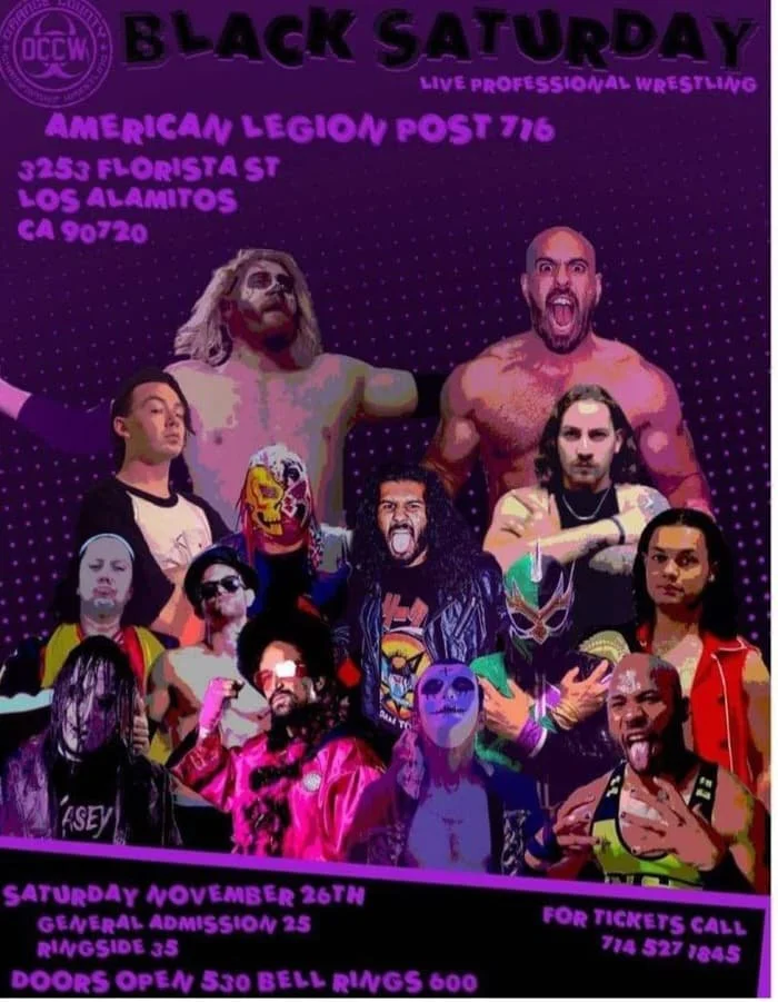 Orange County Championship Wrestling presents Black Saturday