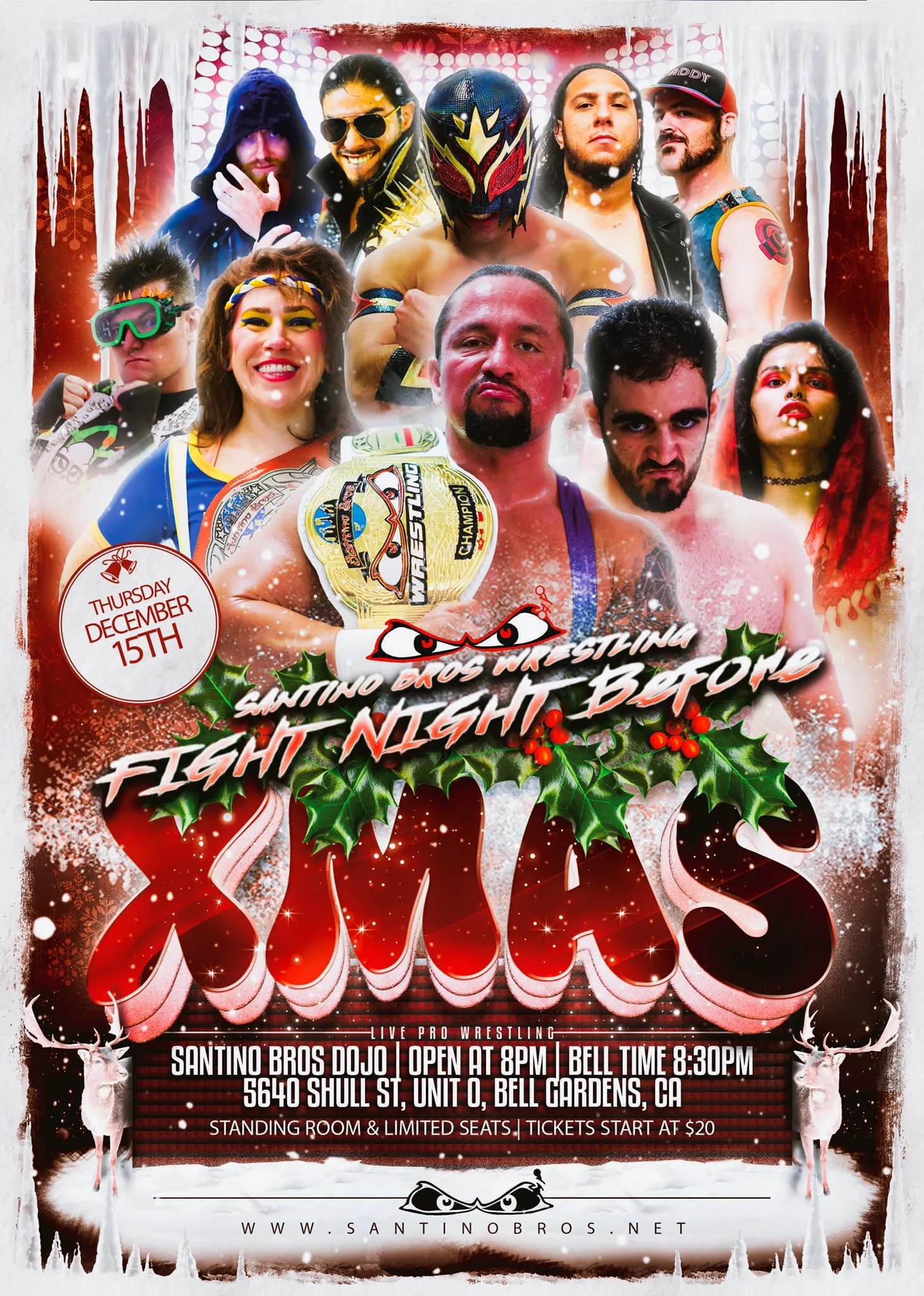 Santino Bros Wrestling presents XMAS