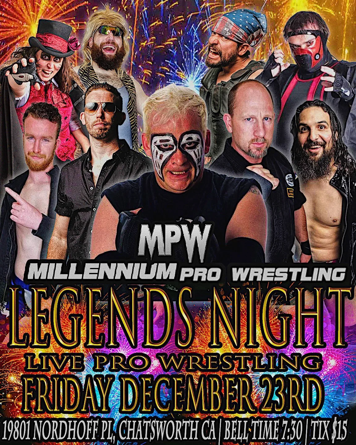 Millennium Pro Wrestling presents Legends Night