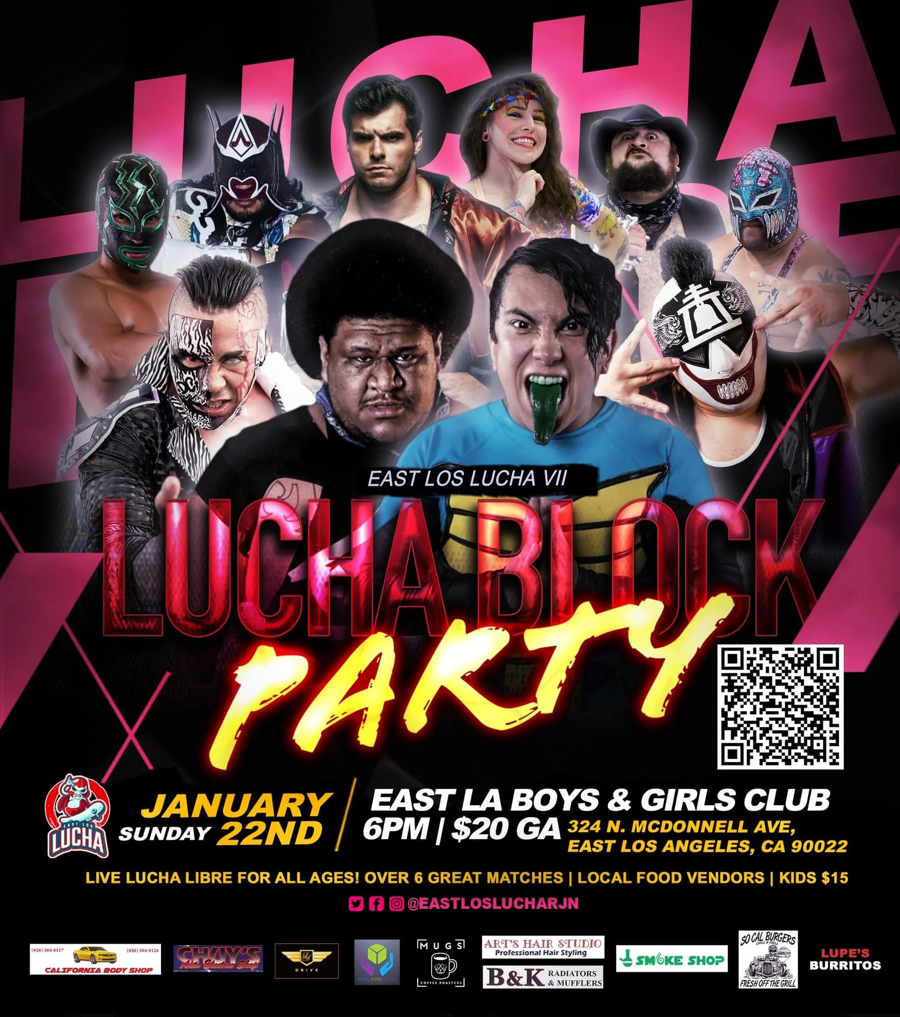 East Los Lucha presents Lucha Block Party