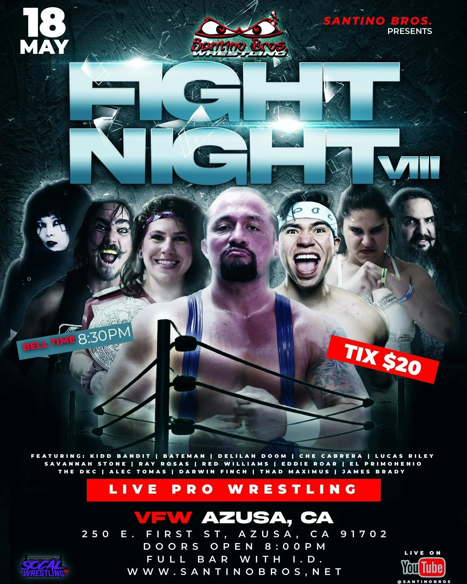 Santino Bros Wrestling presents Fight Night VIII