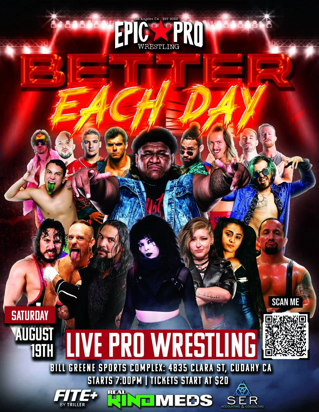 Epic Pro Wrestling presents Better Each Day