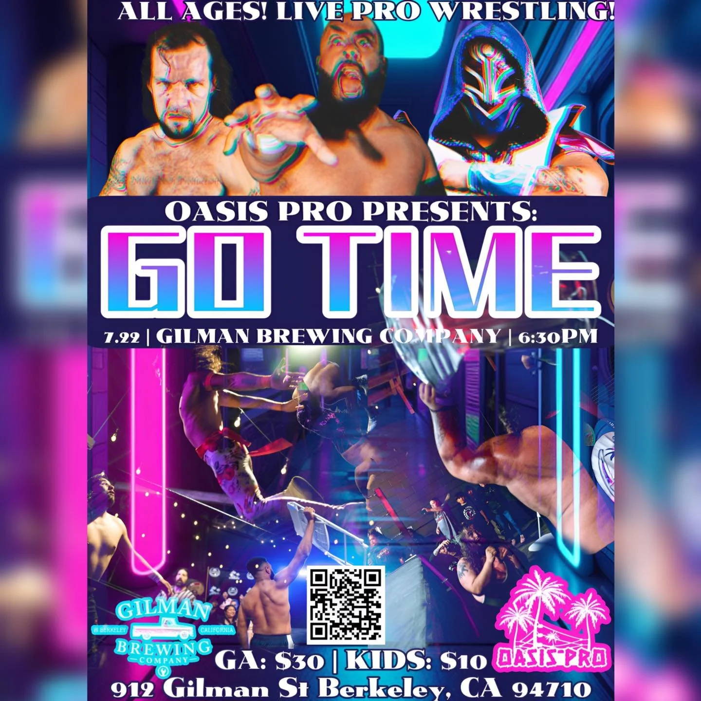 Oasis Pro Wrestling presents Go Time