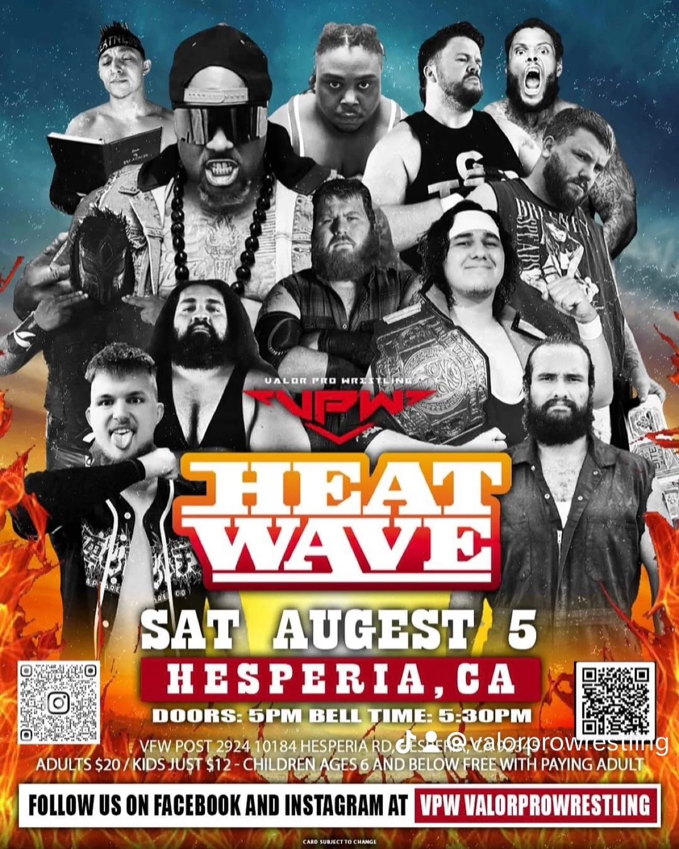 Valor Pro Wrestling presents Heat Wave