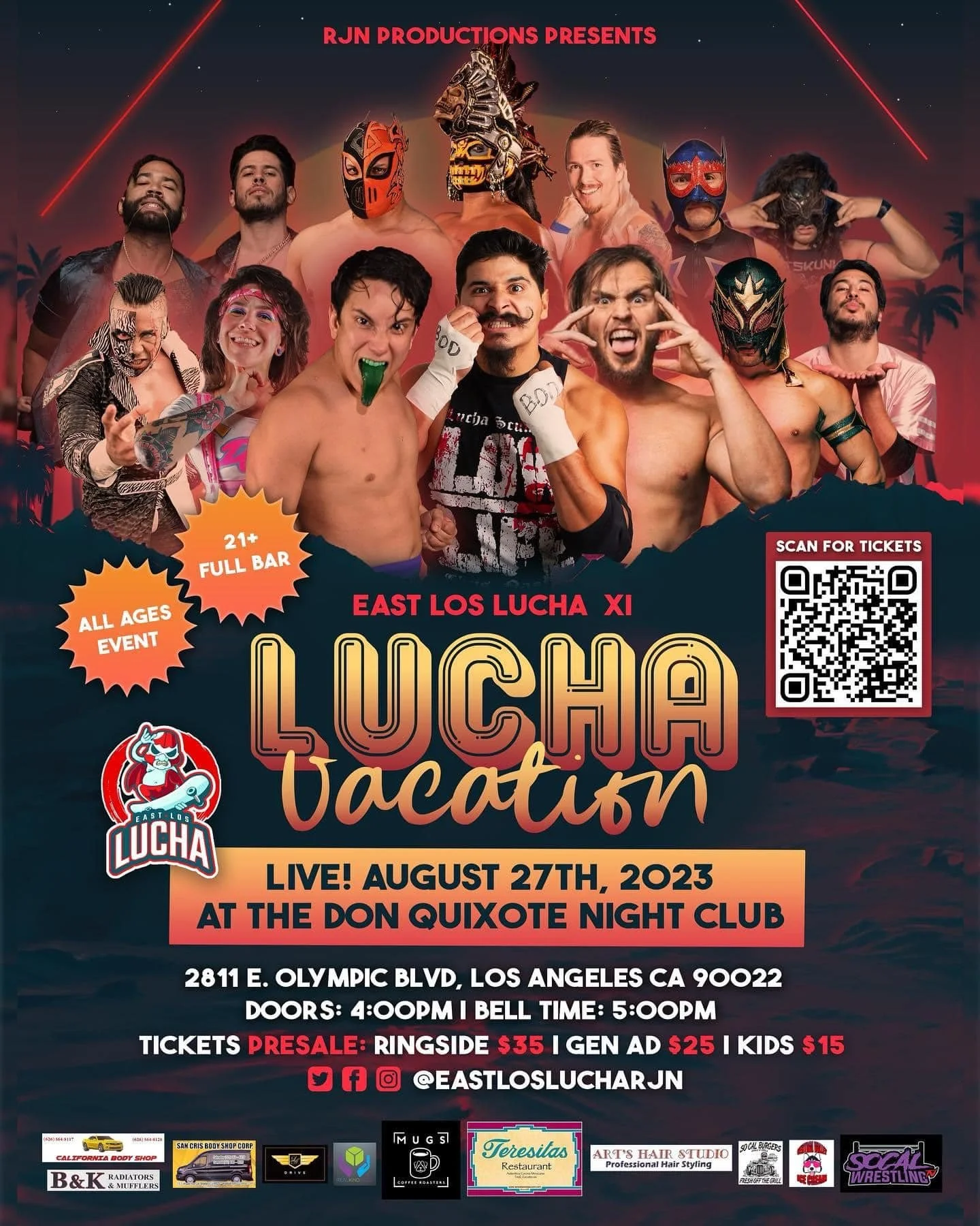 East Los Lucha presents Lucha Vacation