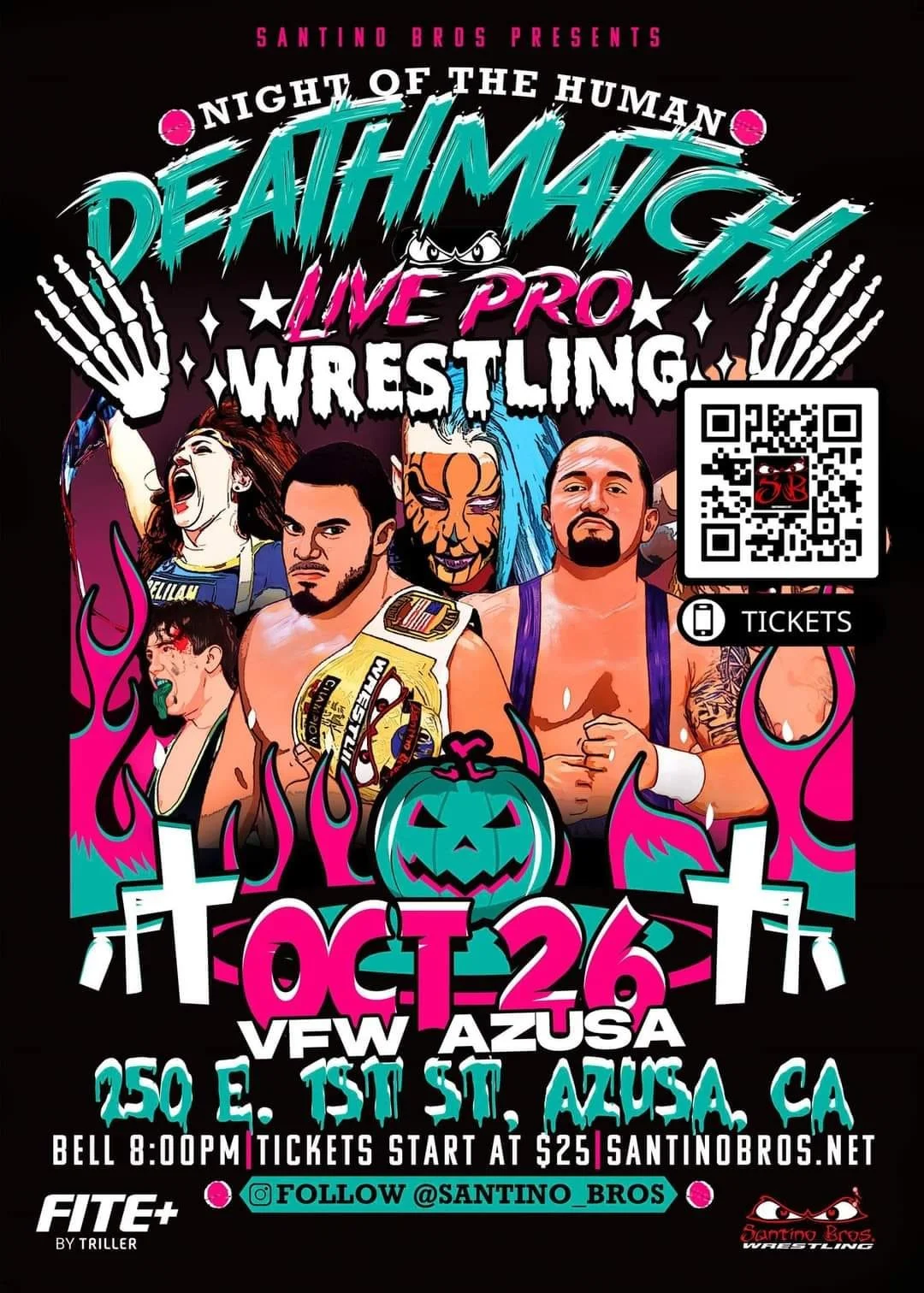 Santino Bros Wrestling presents Night of the Human Deathmatch