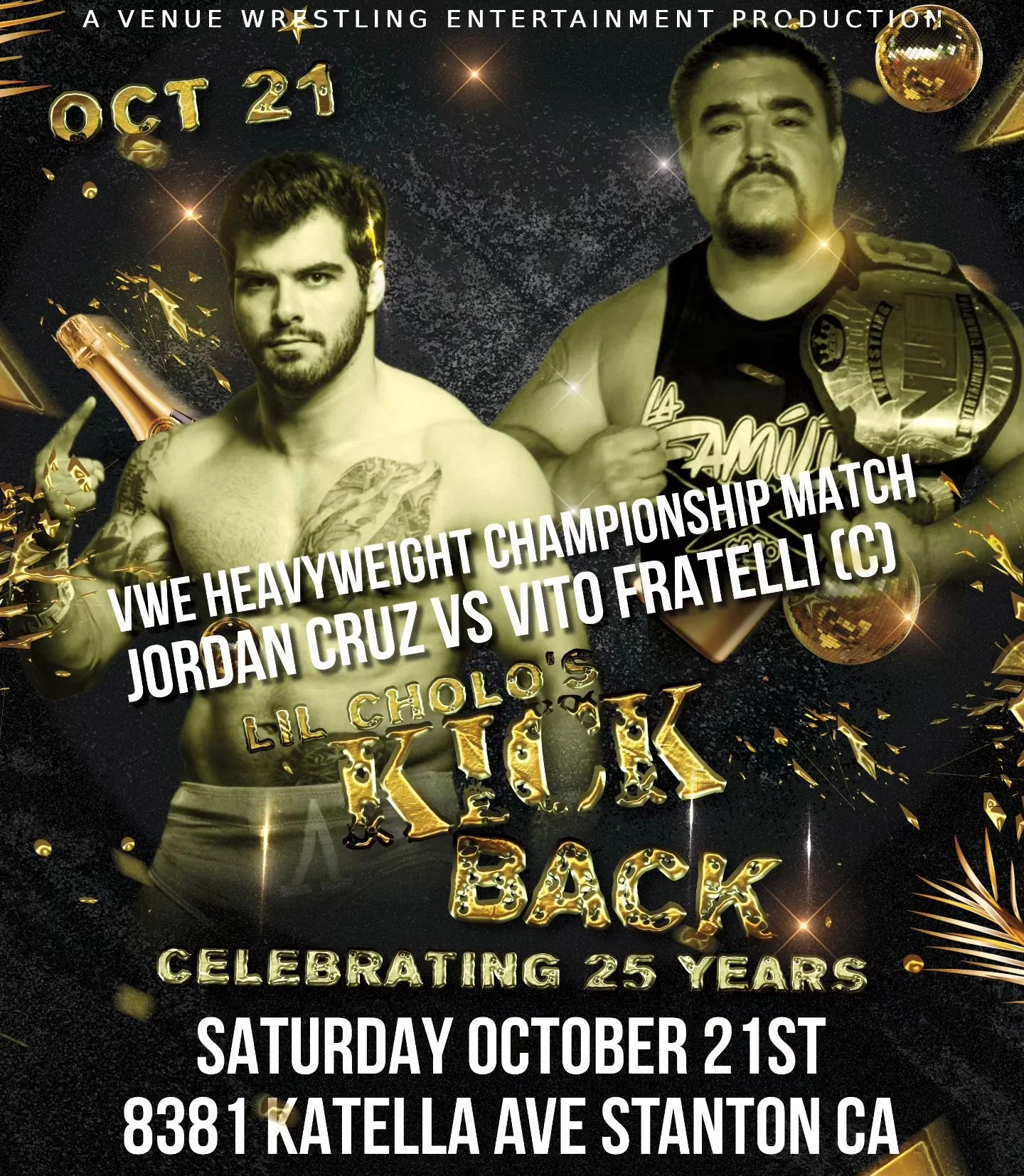 Venue Wrestling Entertainment presents Lil Cholo's Kick Back