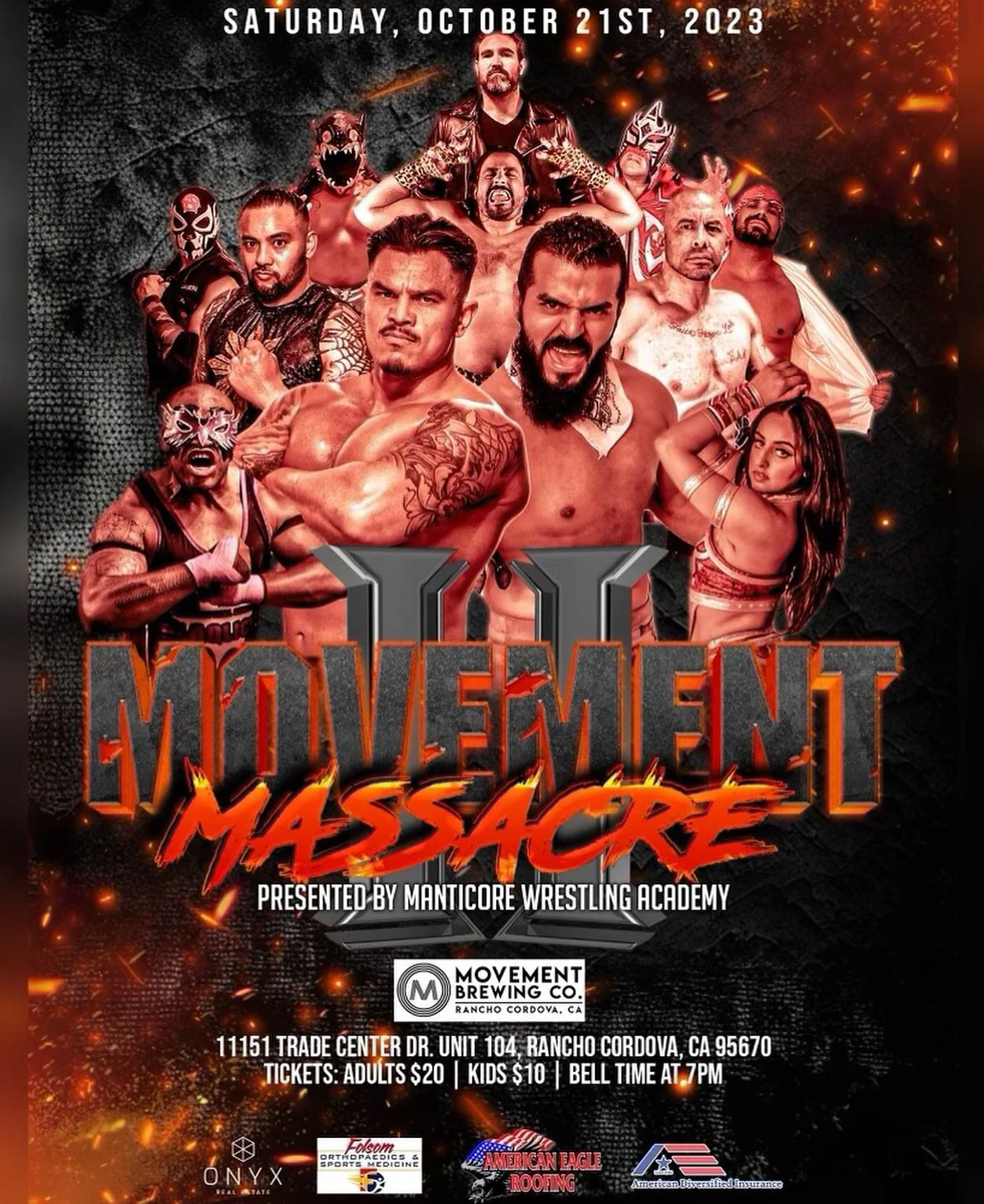 Manticore Wrestling Academy presents Movement Massacre II
