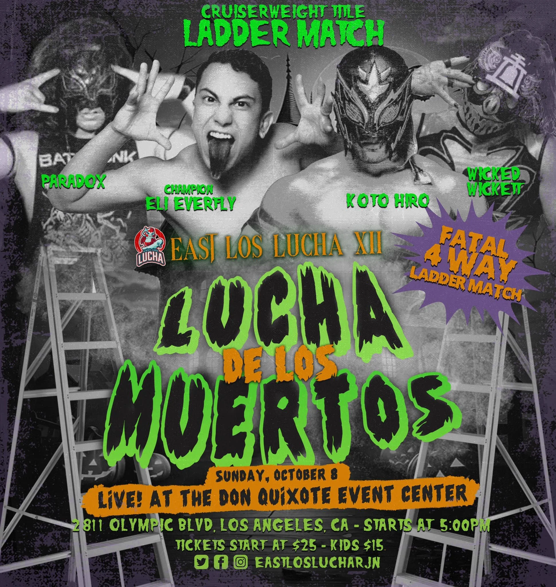 East Los Lucha presents Lucha De Los Muertos