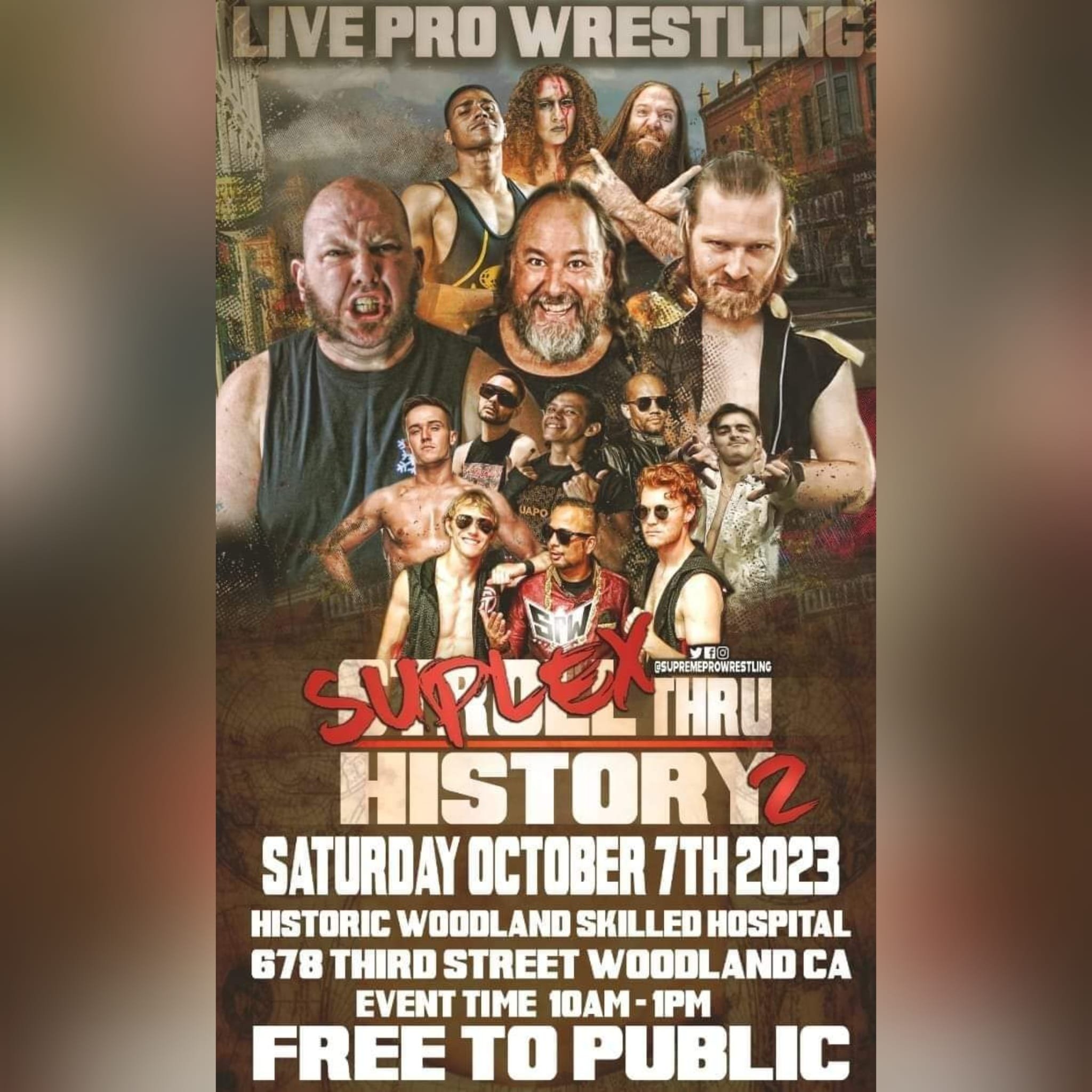 Supreme Pro Wrestling presents Suplex Thru History