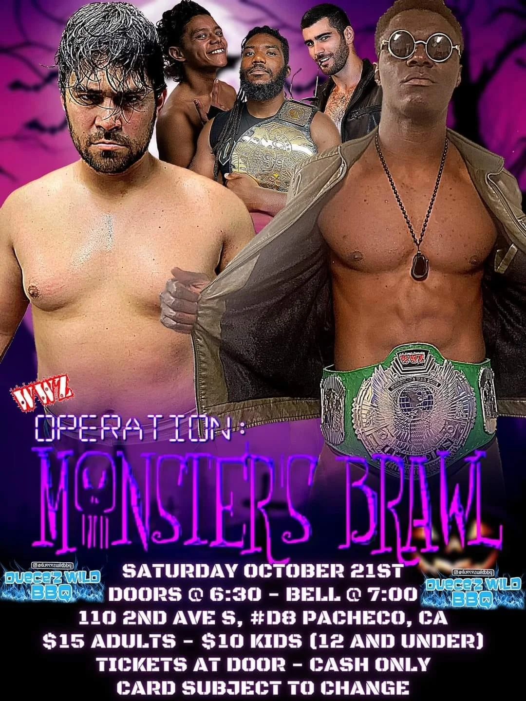 East Bay Pro Wrestling presents WWZ Operation: Monsters Brawl