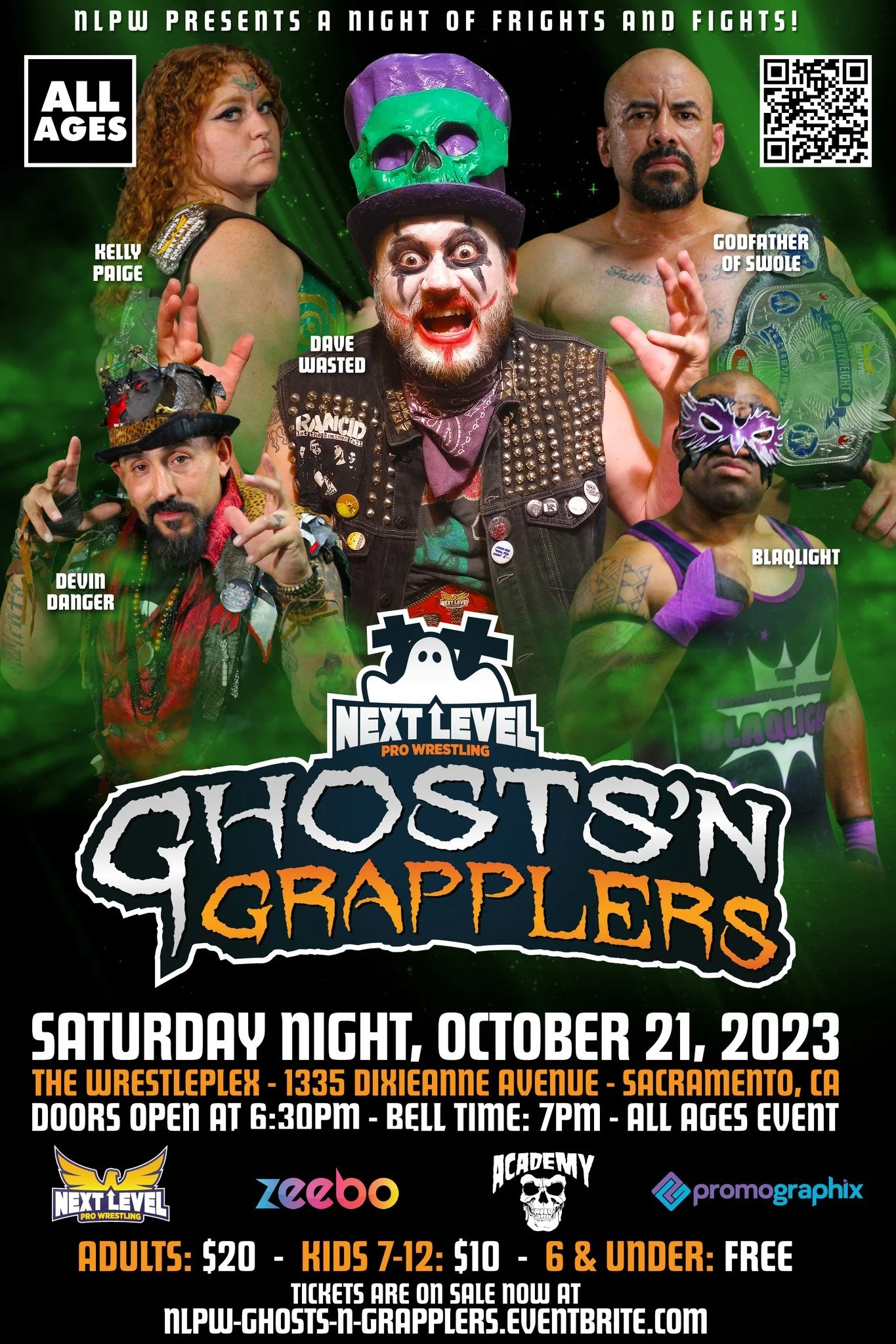 Next Level Pro Wrestling presents Ghosts 'N Grapplers