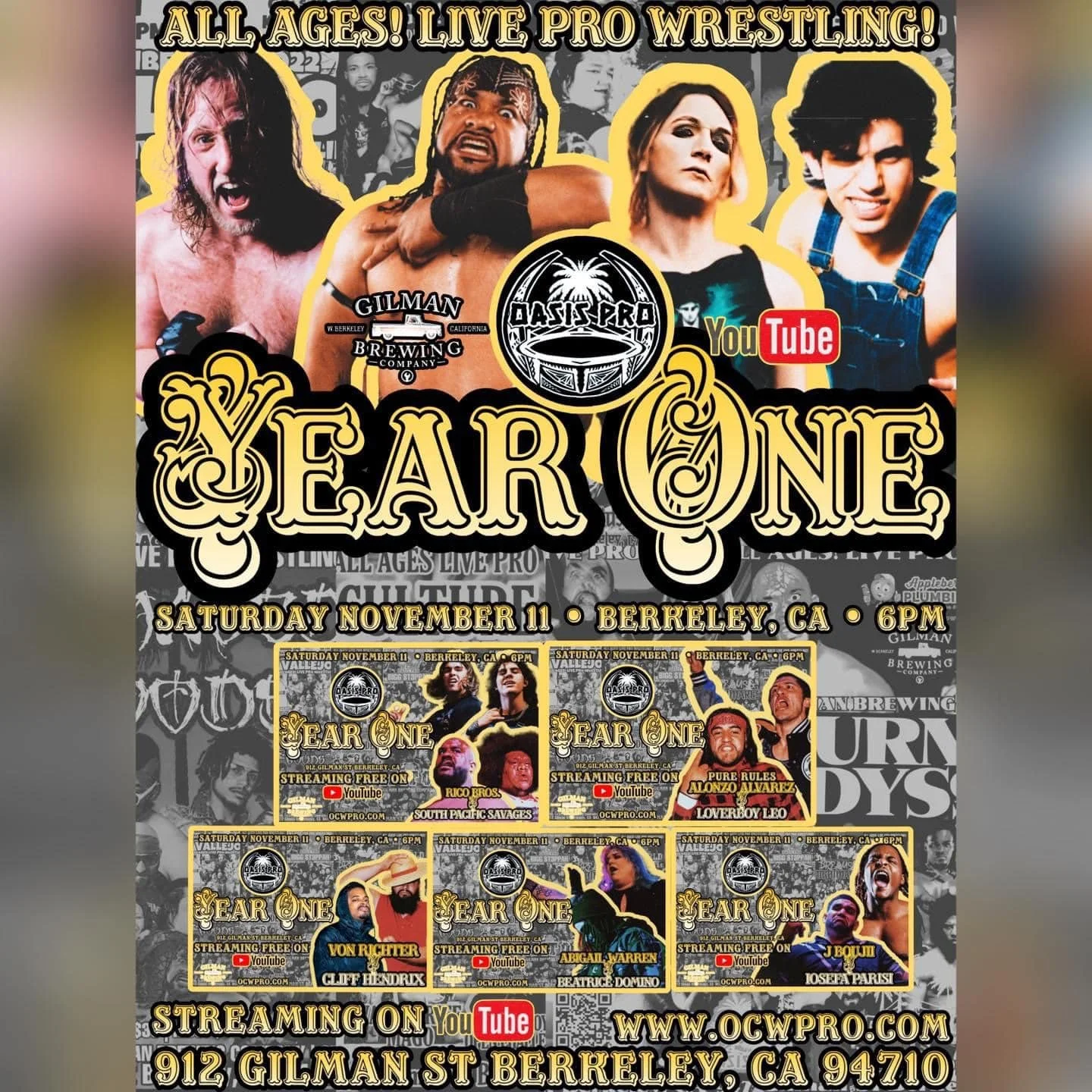 Oasis Pro Wrestling presents Year One