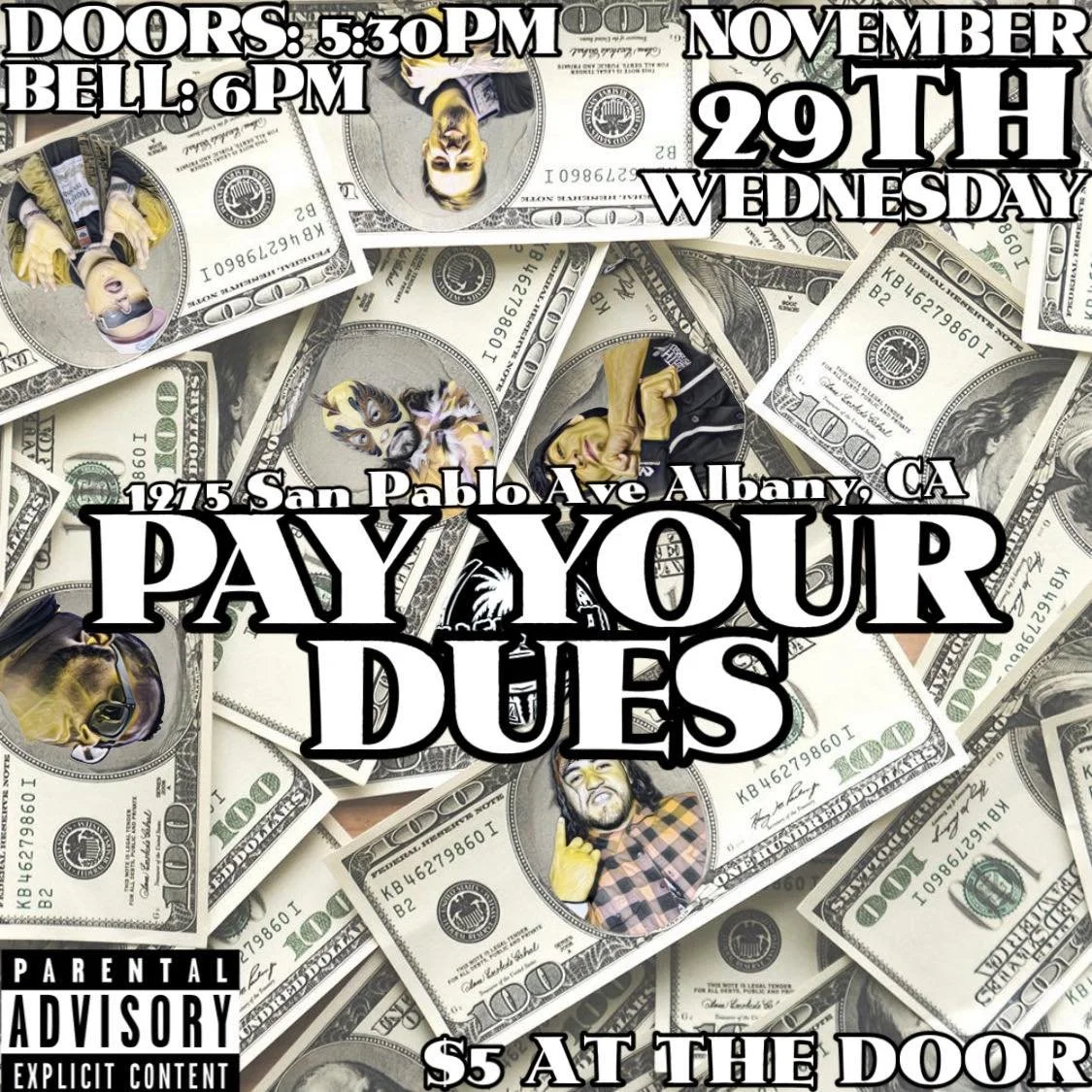 Oasis Pro Wrestling presents Pay Your Dues