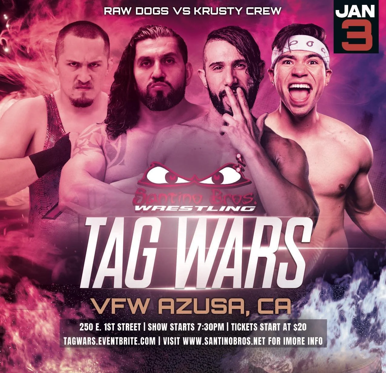Santino Bros Wrestling presents Tag Wars