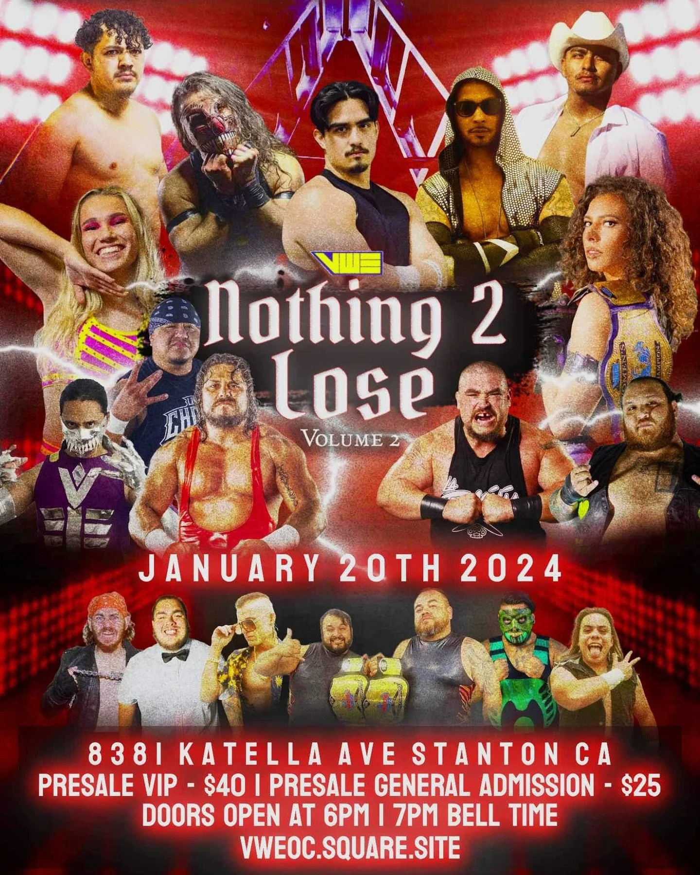 Venue Wrestling Entertainment presents Nothing 2 Lose Volume 2