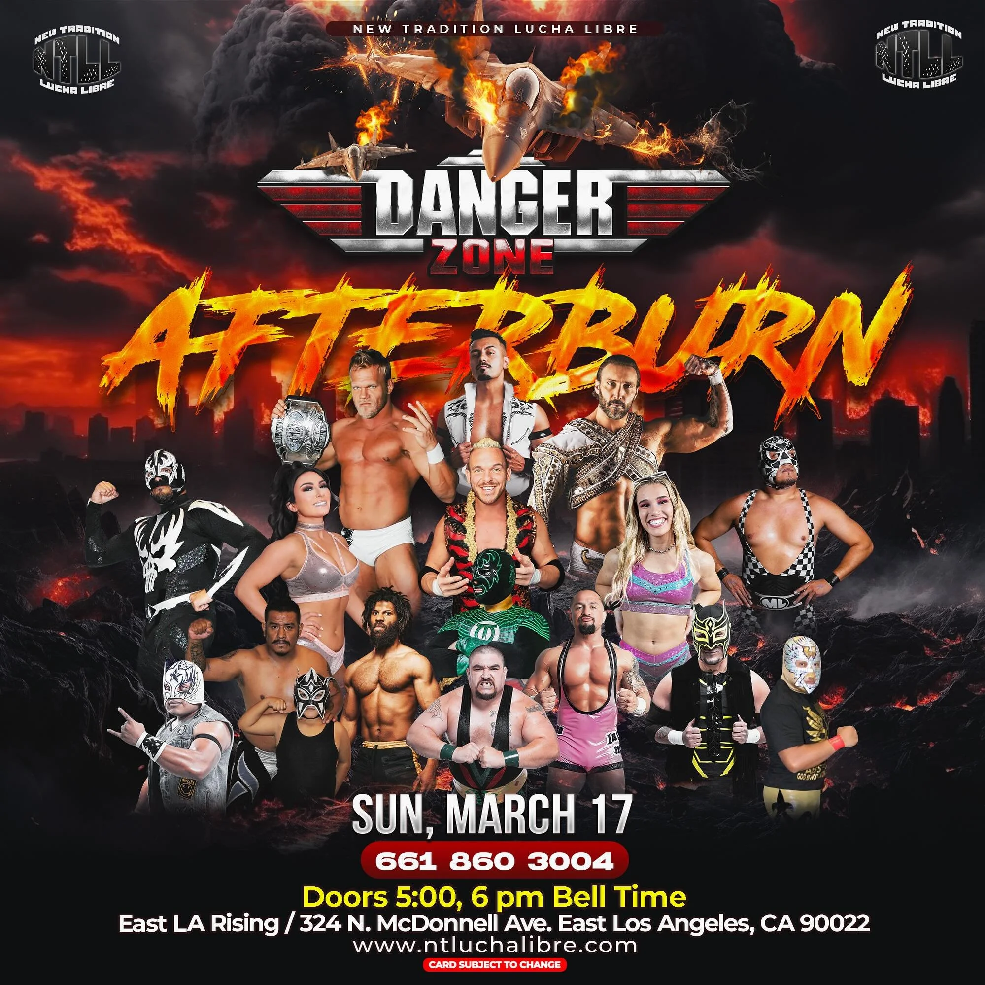 New Tradition Lucha Libre presents After Burn