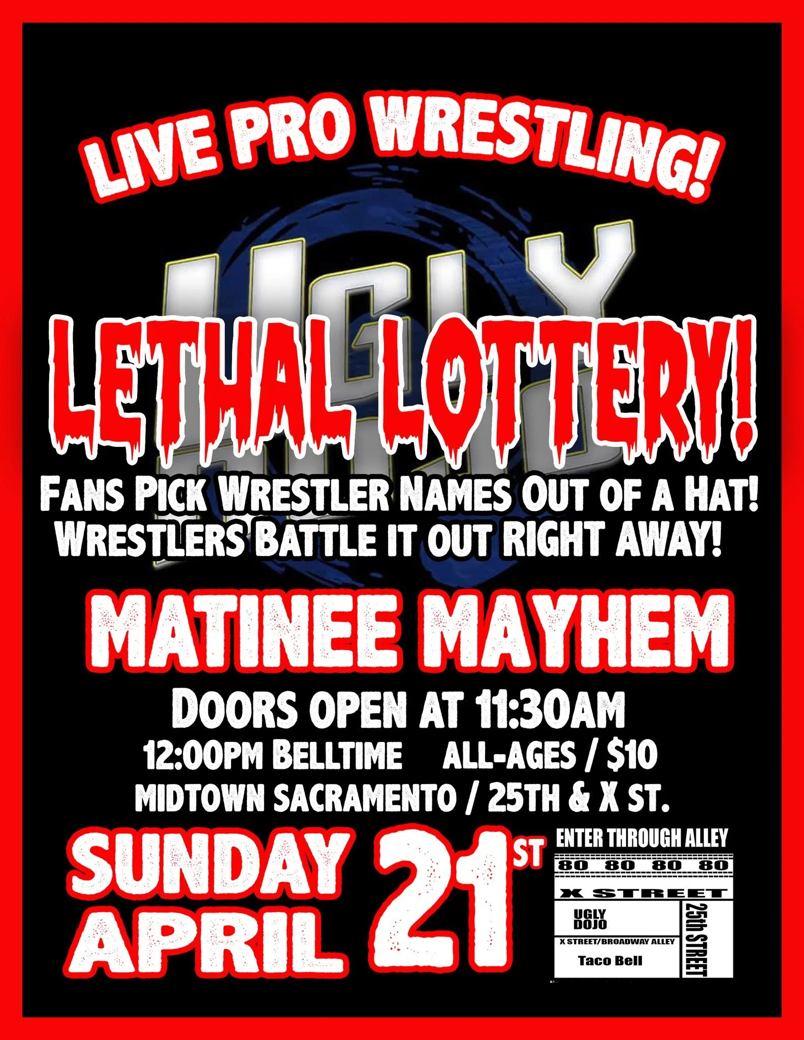 Ugly Dojo presents Lethal Lottery