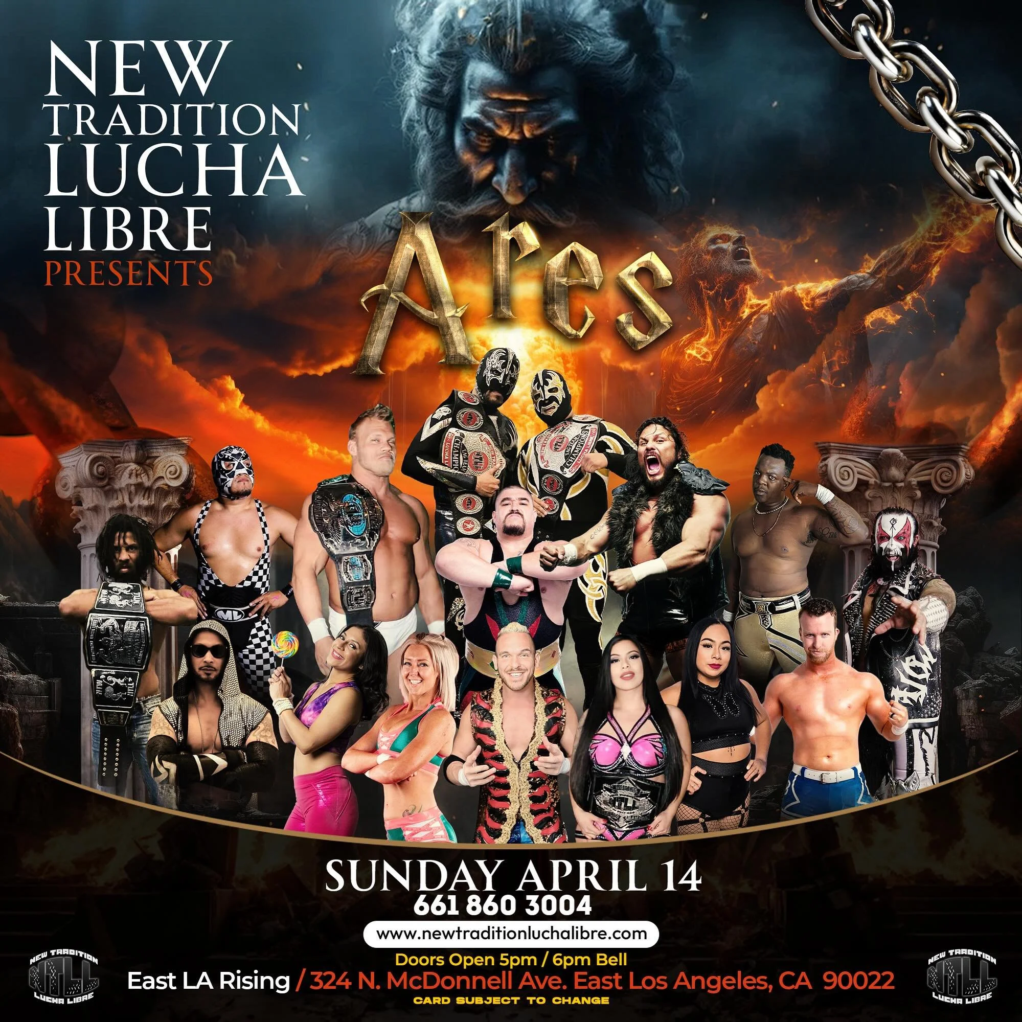 New Tradition Lucha Libre presents Ares