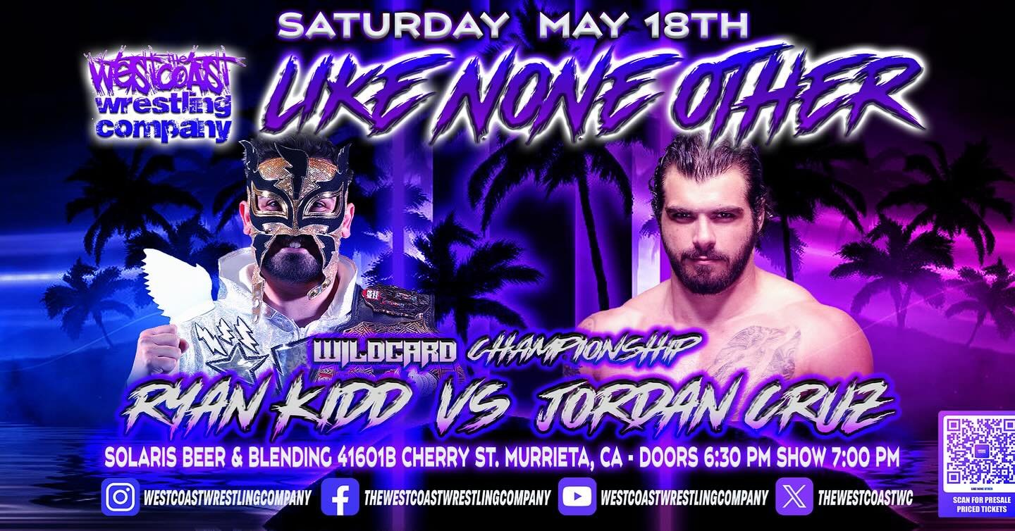 The West Coast Wrestling Company presents Like None Other