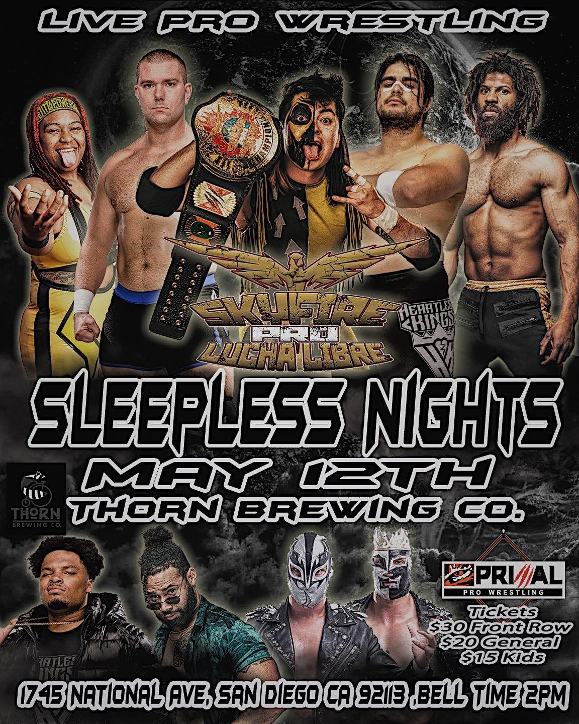 Skyfire Pro Lucha Libre presents Sleepless Night