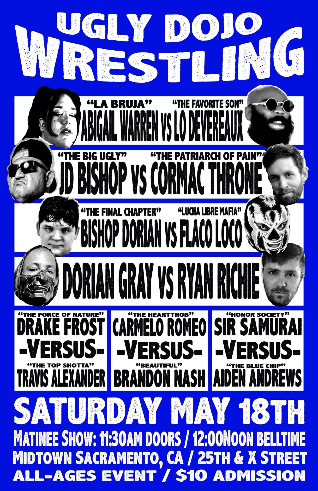 Ugly Dojo presents Matinee Mayhem