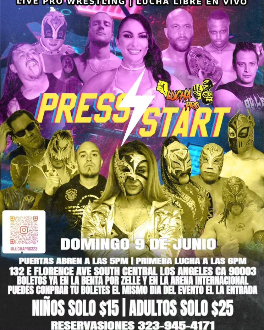 Lucha Pro presents Press Start