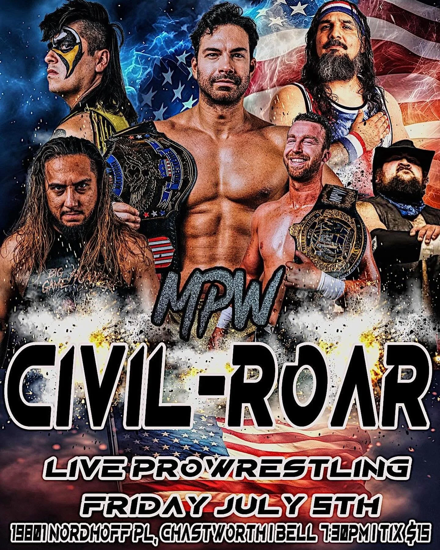 Millennium Pro Wrestling presents Civil-Roar