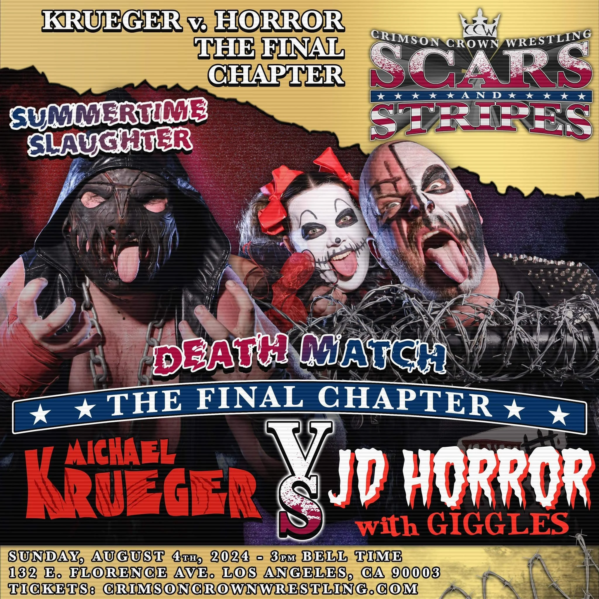Crimson Crown Wrestling presents Scars & Stripes