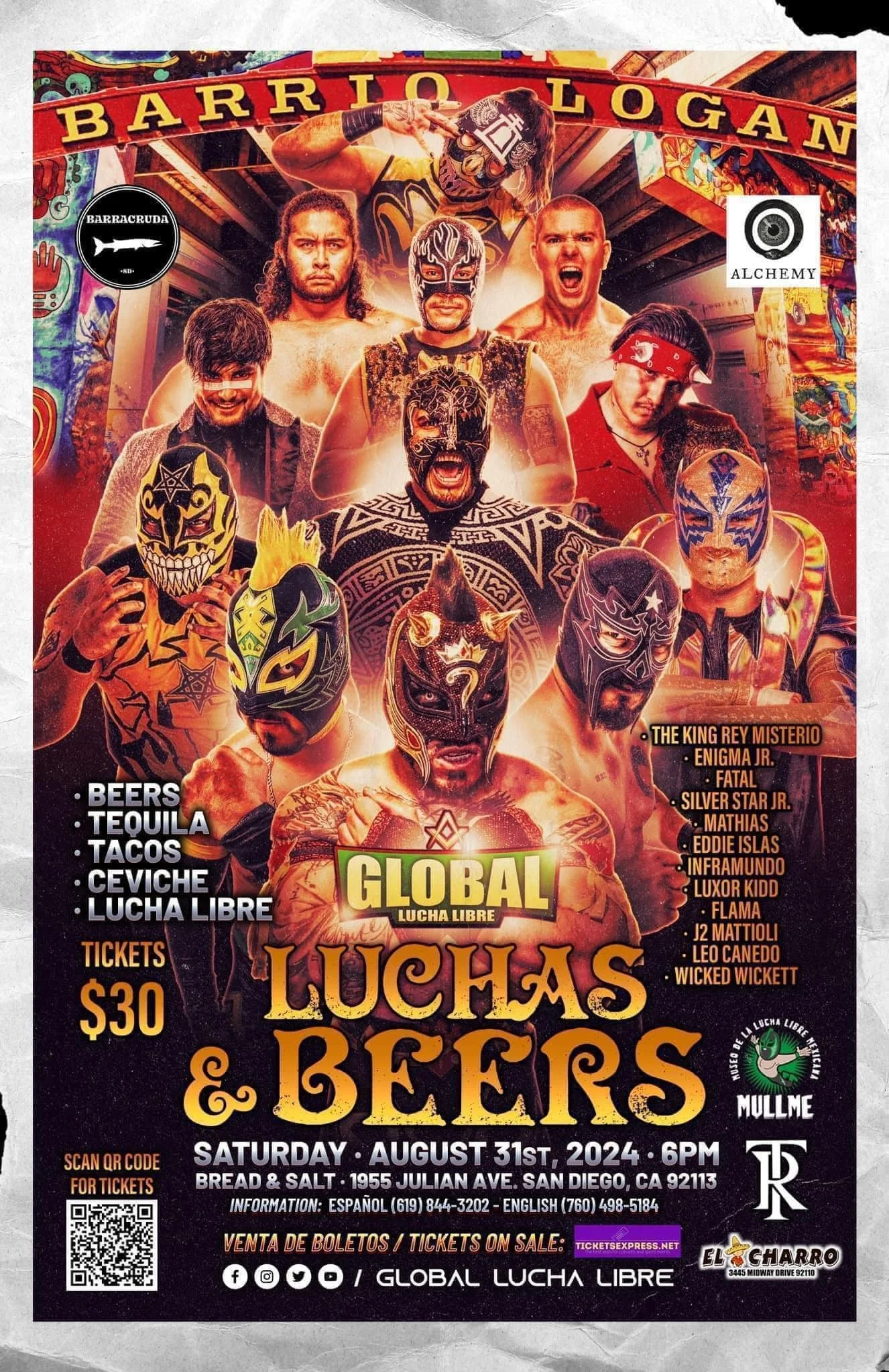 Global Lucha Libre presents Lucha & Beers