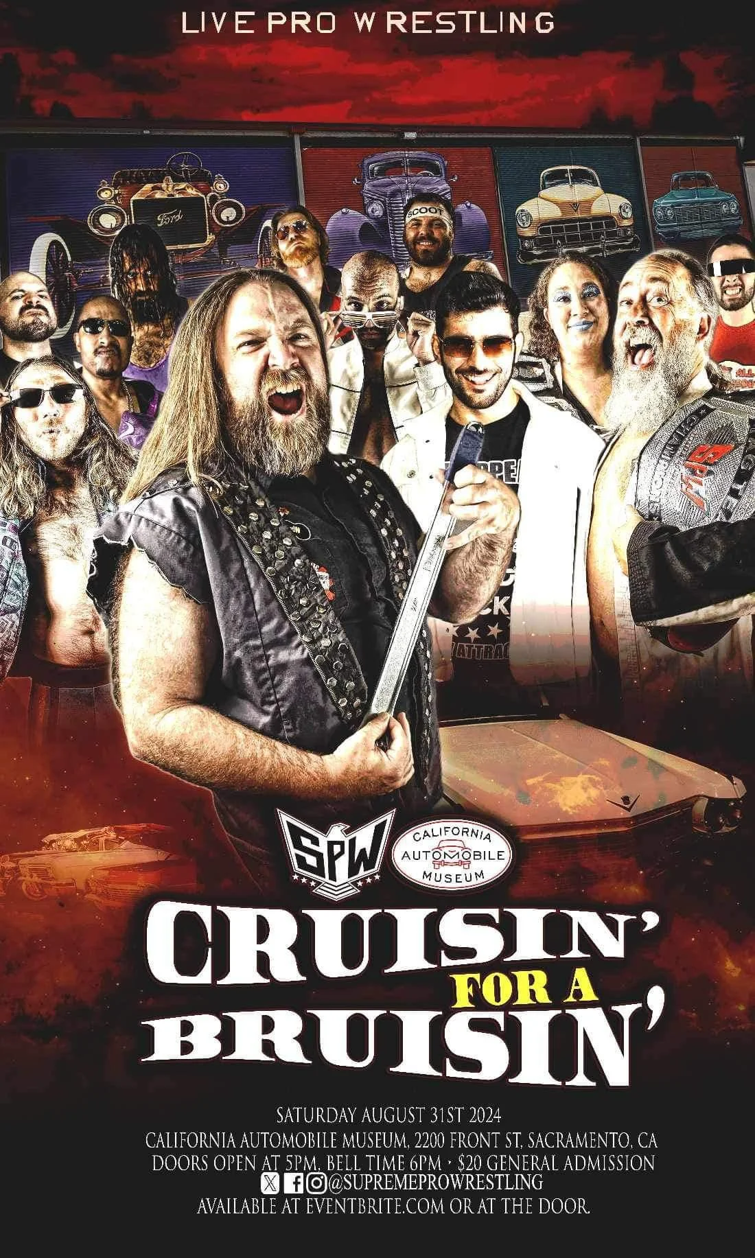 Supreme Pro Wrestling presents Cruisin' for a Bruisin'