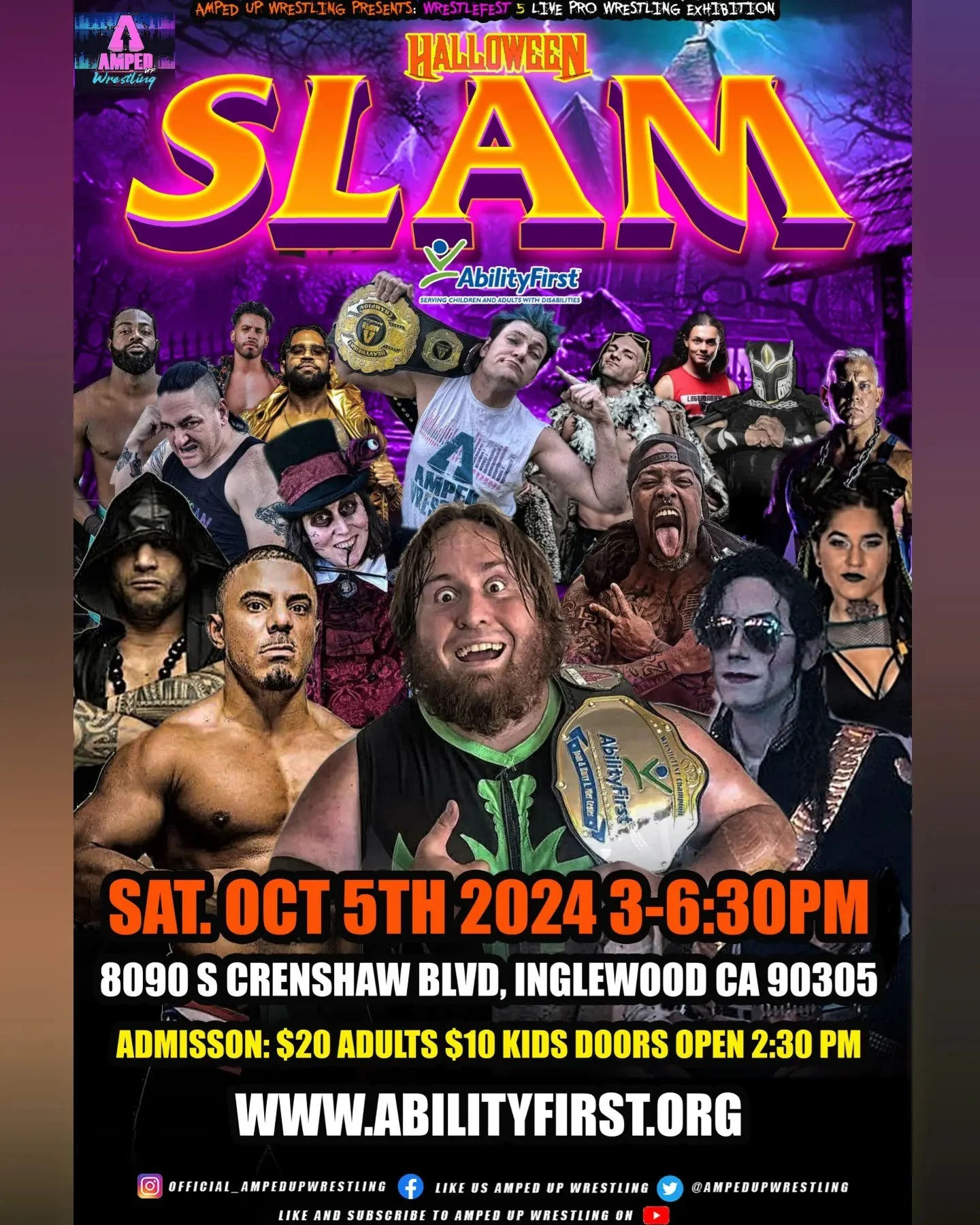 Amped Up Wrestling presents Halloween Slam