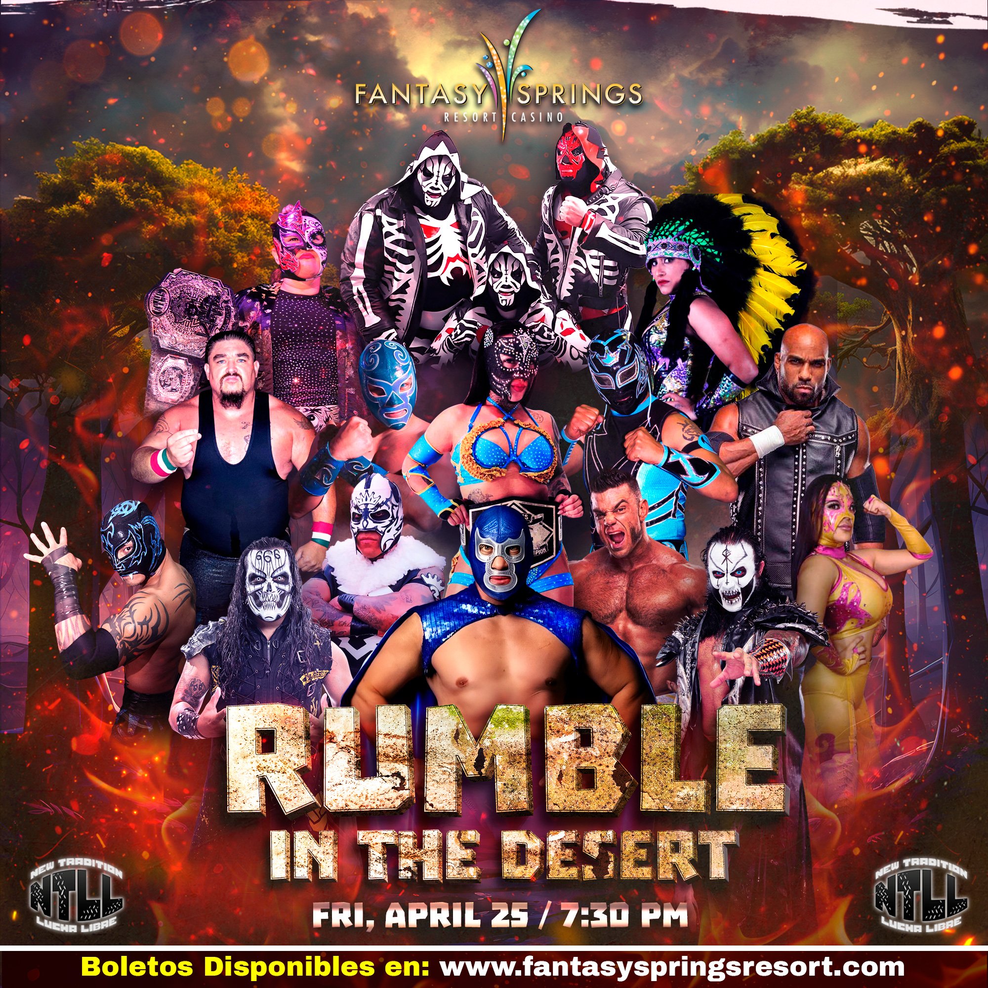 New Tradition Lucha Libre presents Rumble in the Desert