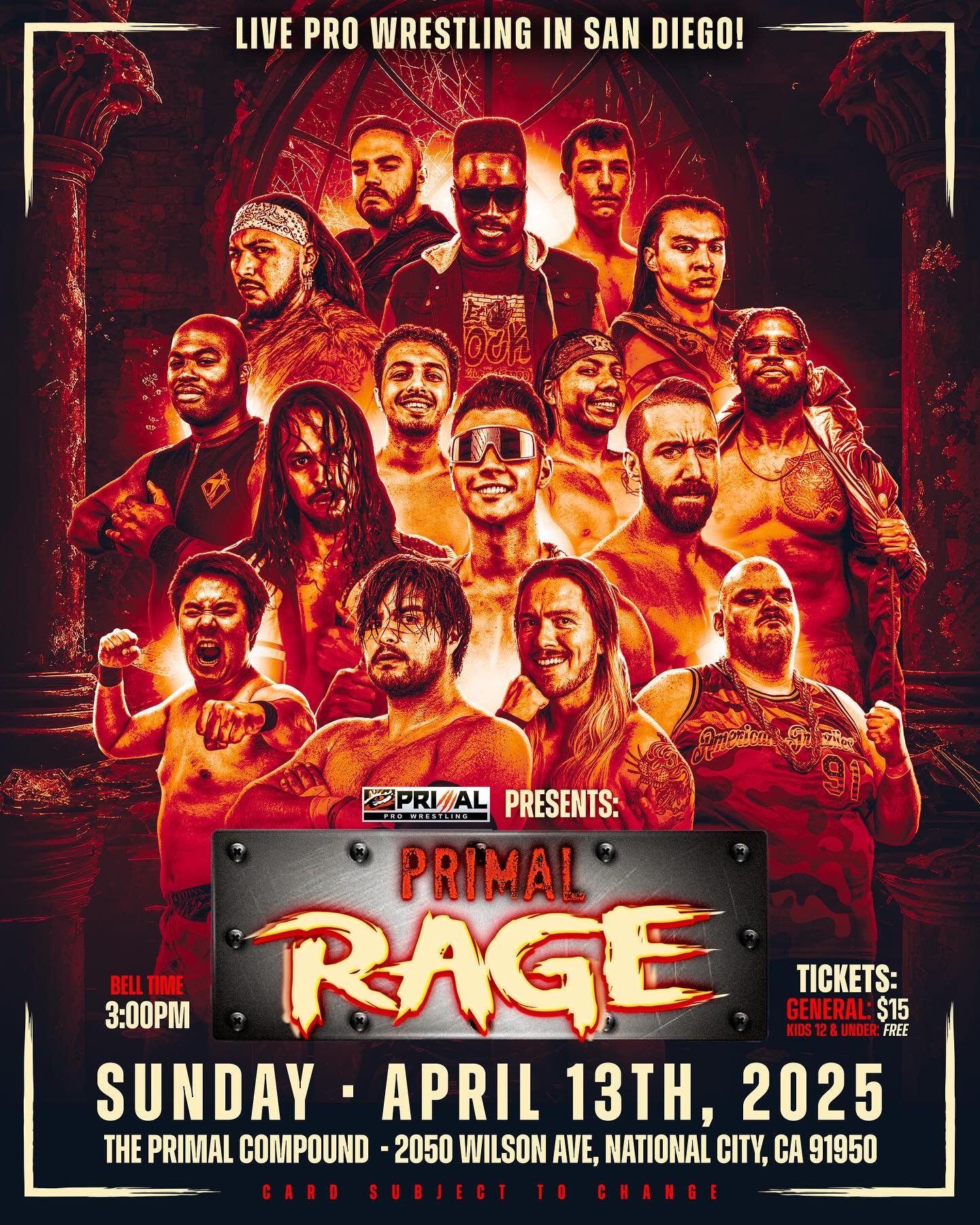 Primal Pro Wrestling presents Primal Rage
