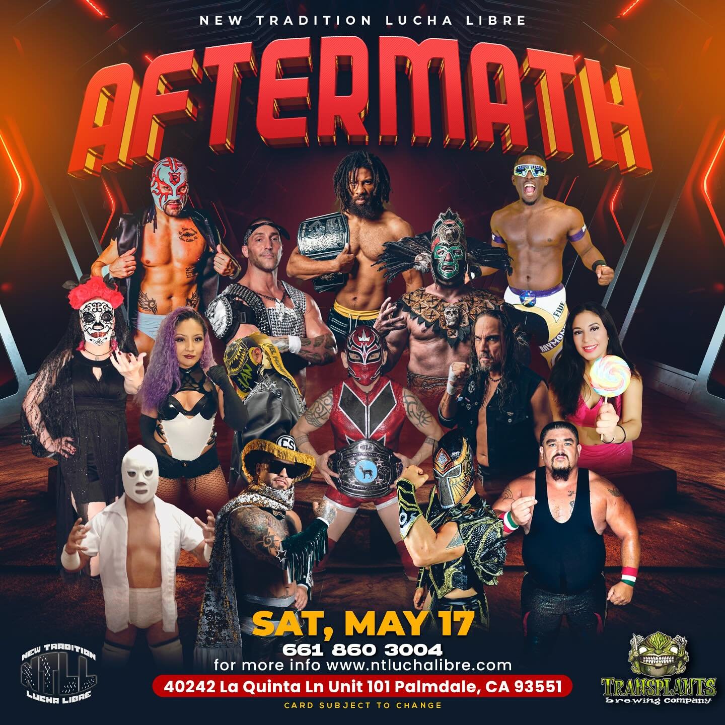New Tradition Lucha Libre presents Aftermath