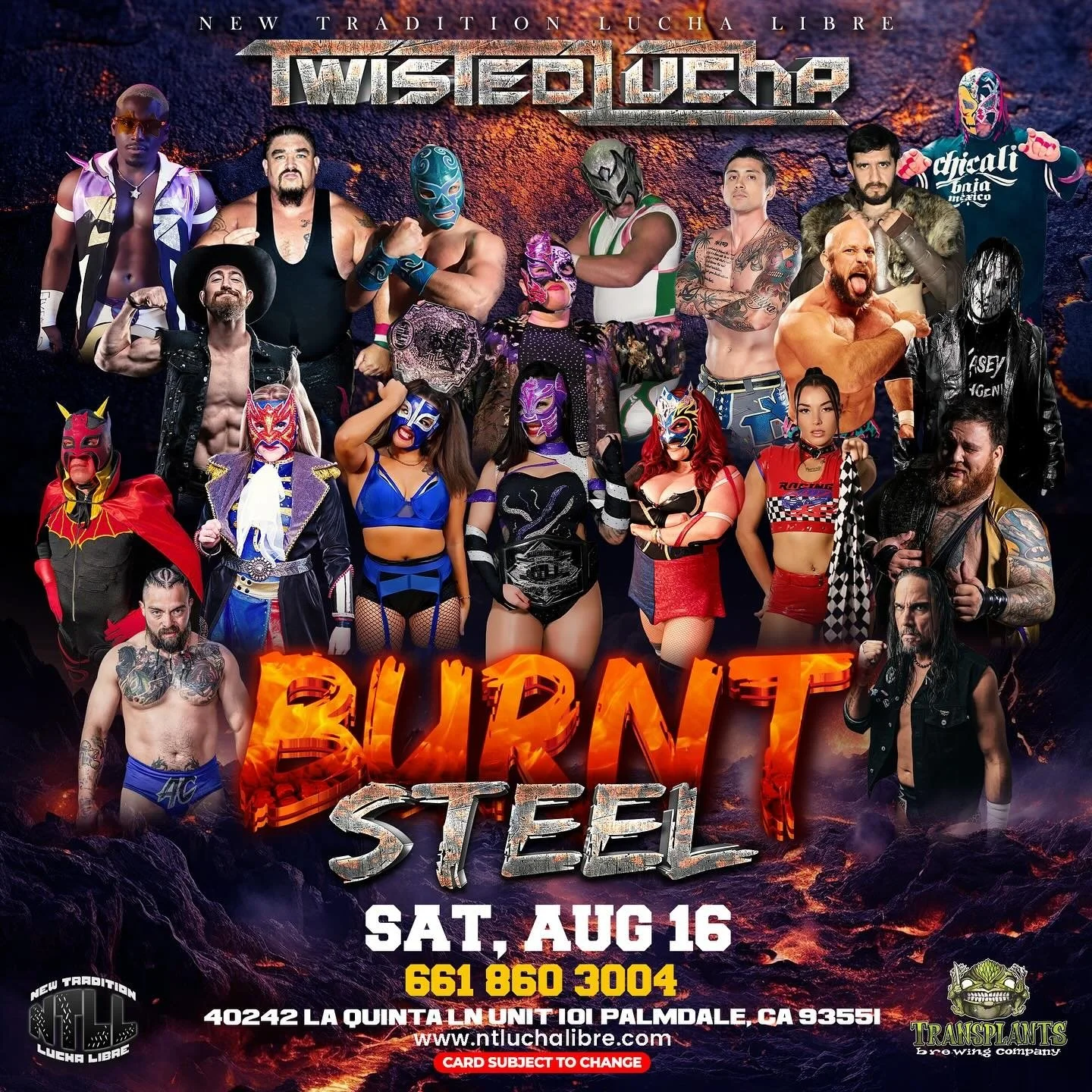 New Tradition Lucha Libre presents Twisted Lucha