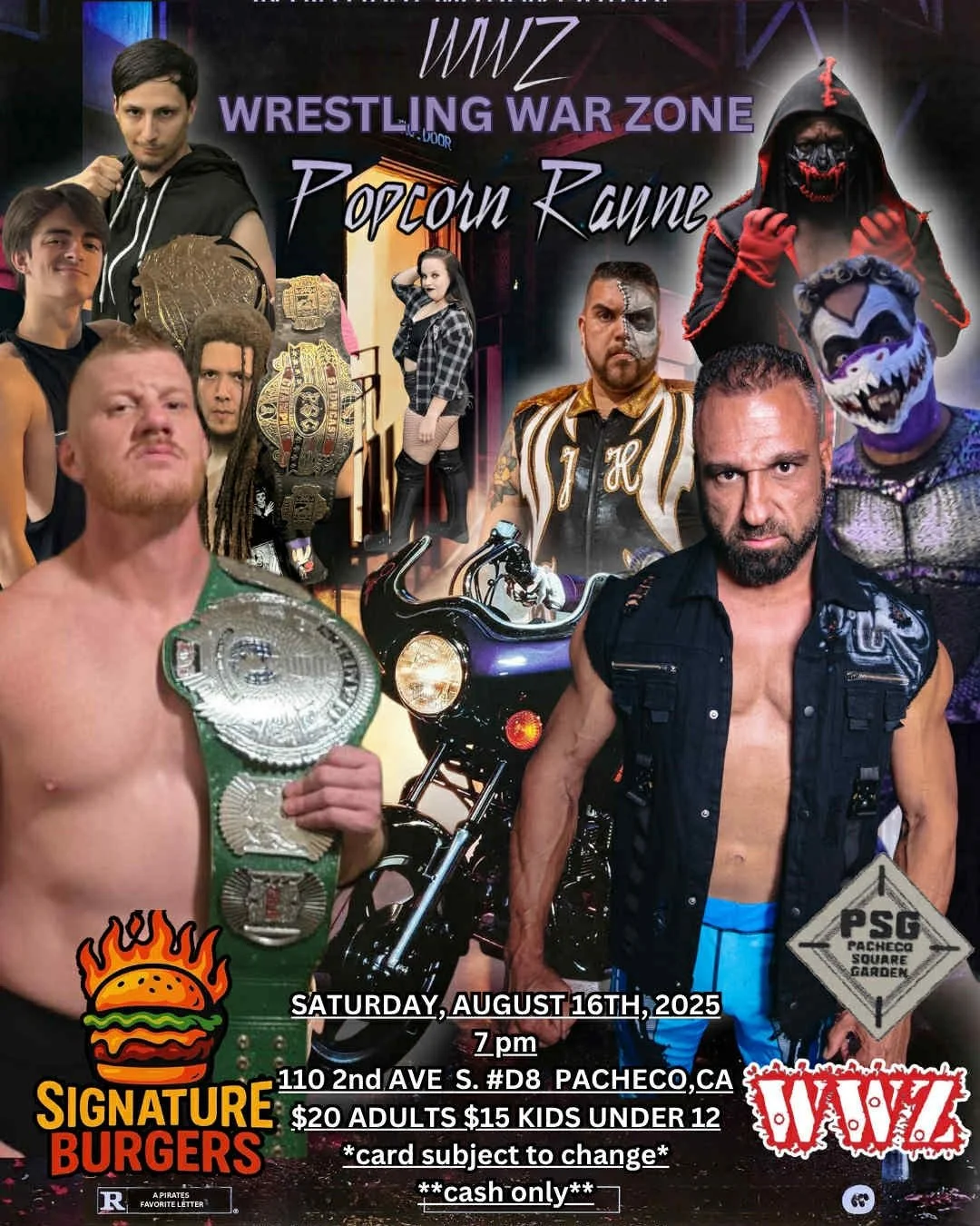 East Bay Pro Wrestling presents WWZ: Popcorn Rayne