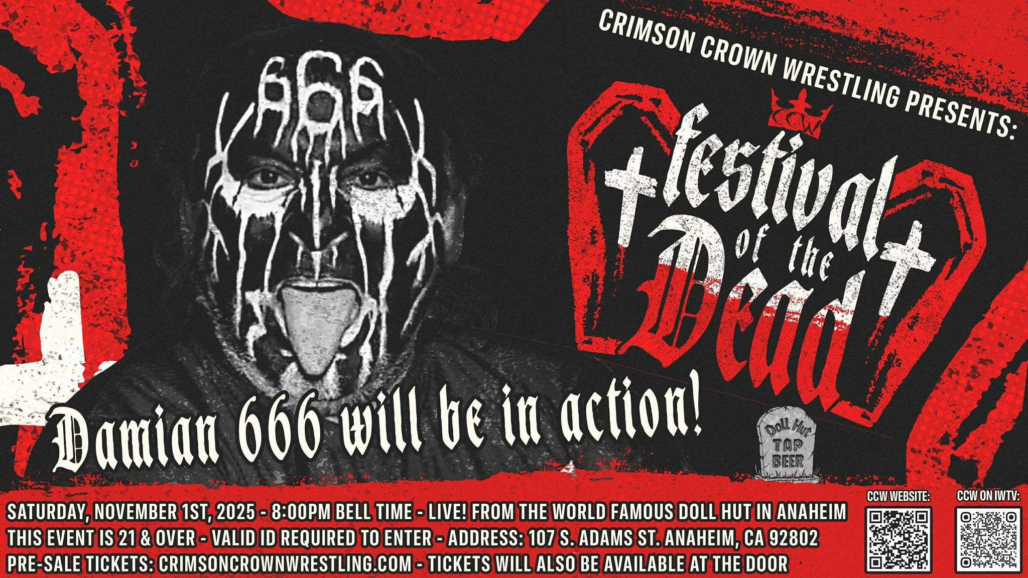 Crimson Crown Wrestling presents Festival of the Dead
