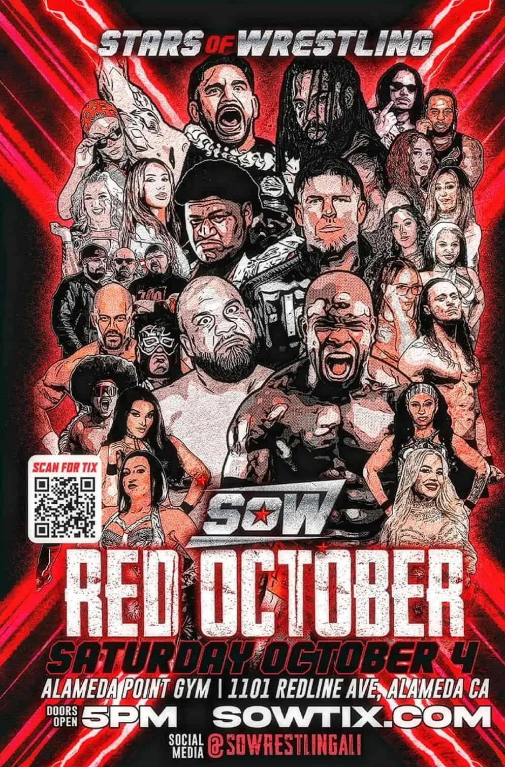 Stars of Wrestling presents Red October