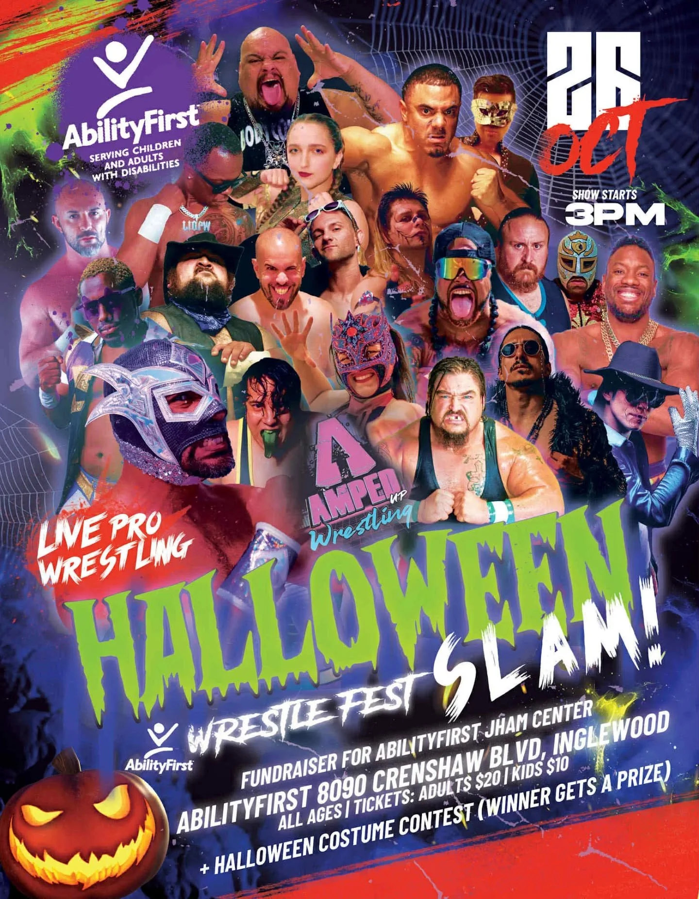Amped Up Wrestling presents Halloween Wrestle Fest Slam!