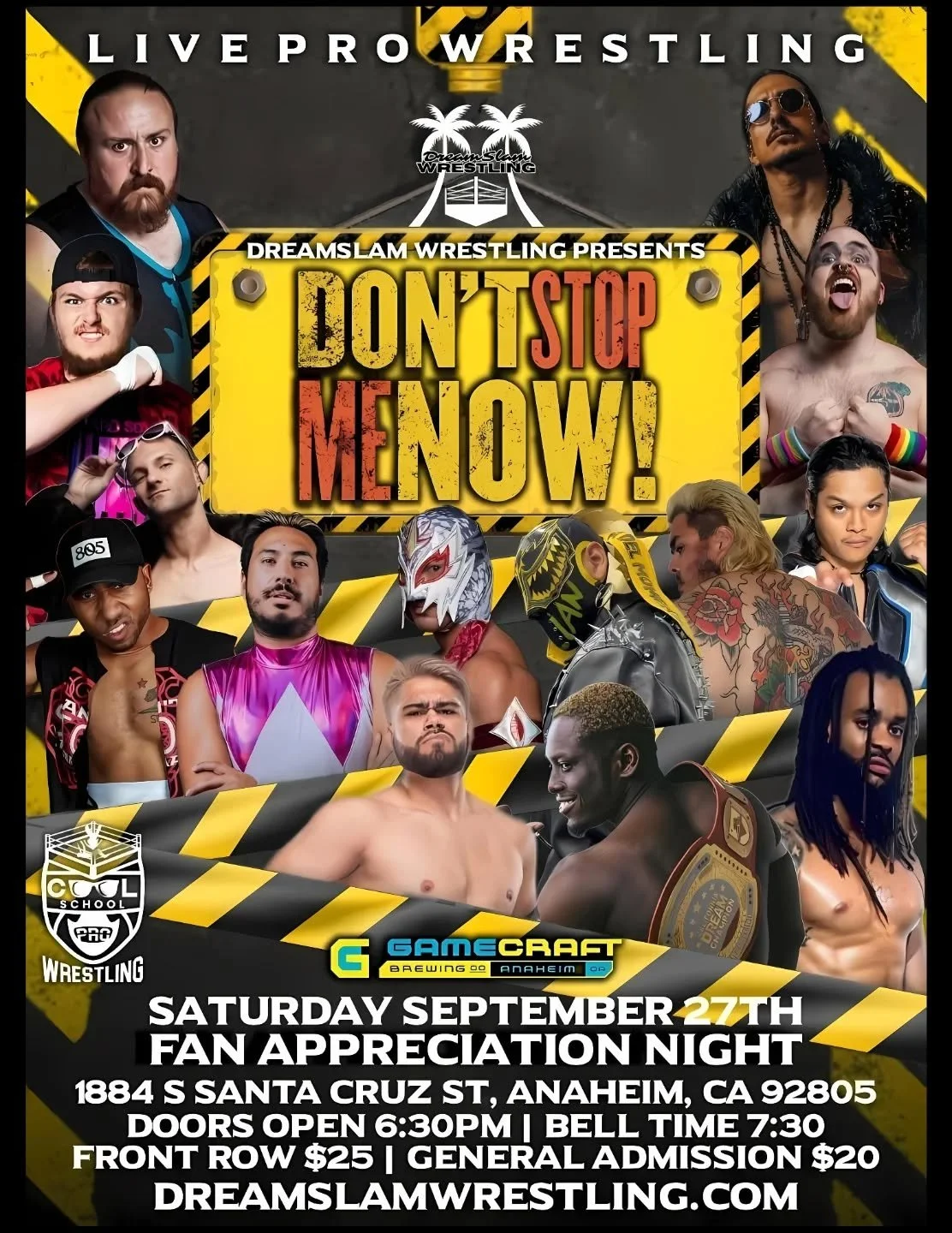 DreamSlam Wrestling presents Don't Stop Me Now