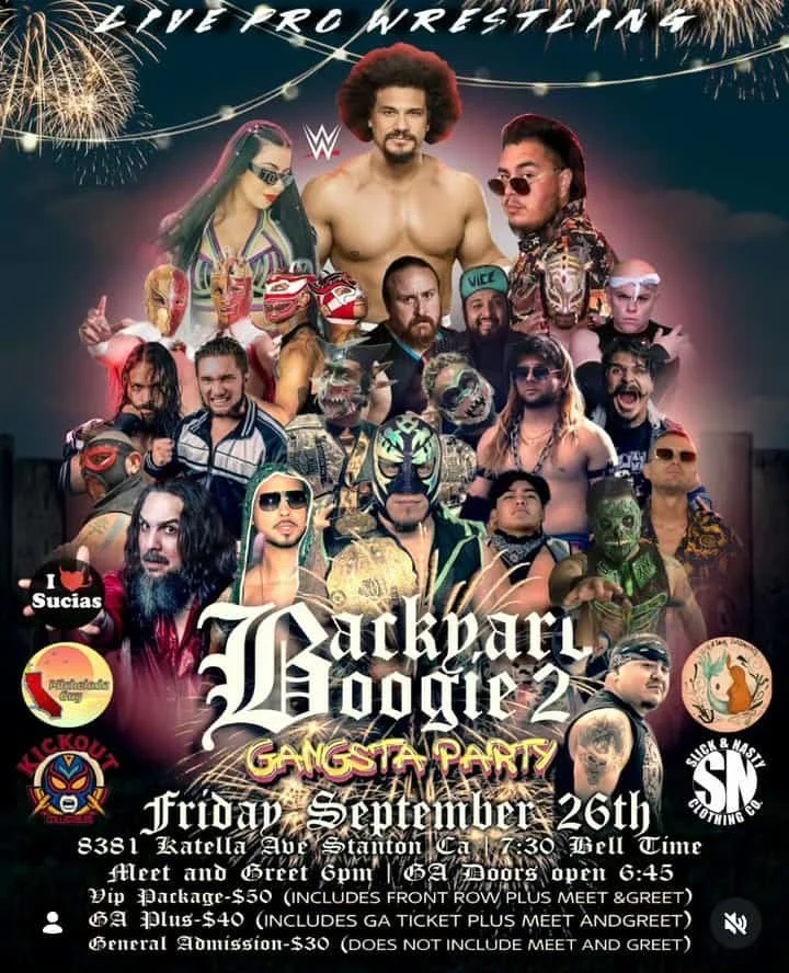 House of Lucha presents Backyard Boogie 2