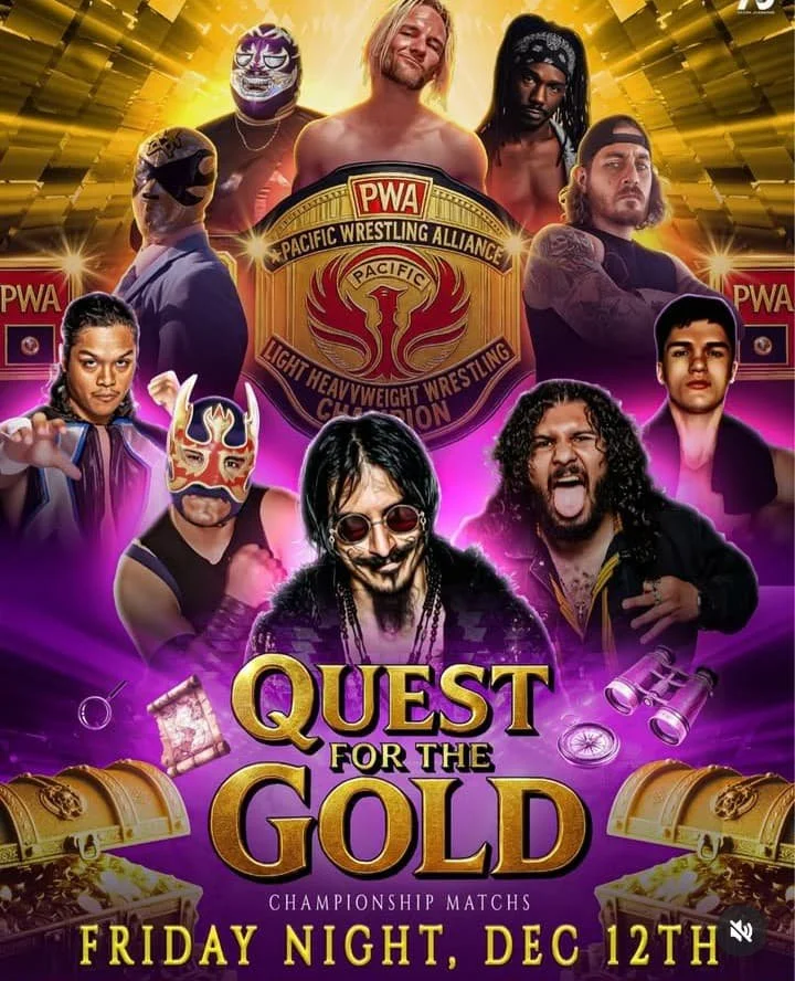 Pacific Wrestling Alliance present Quest for the Gold