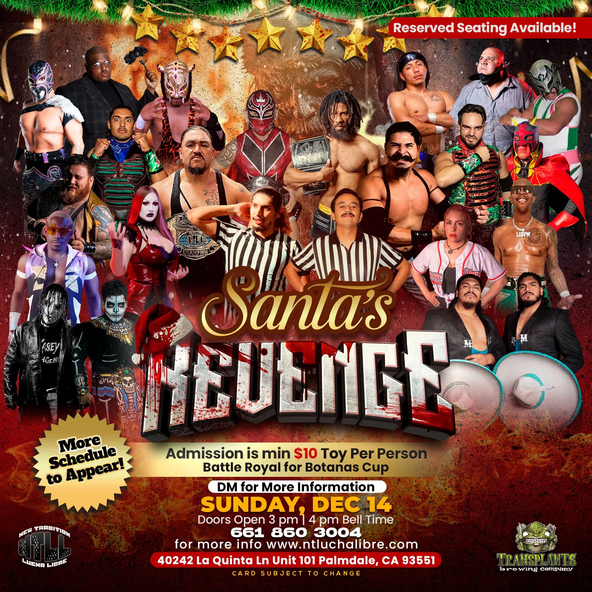 New Tradition Lucha Libre presents Santa's Revenge