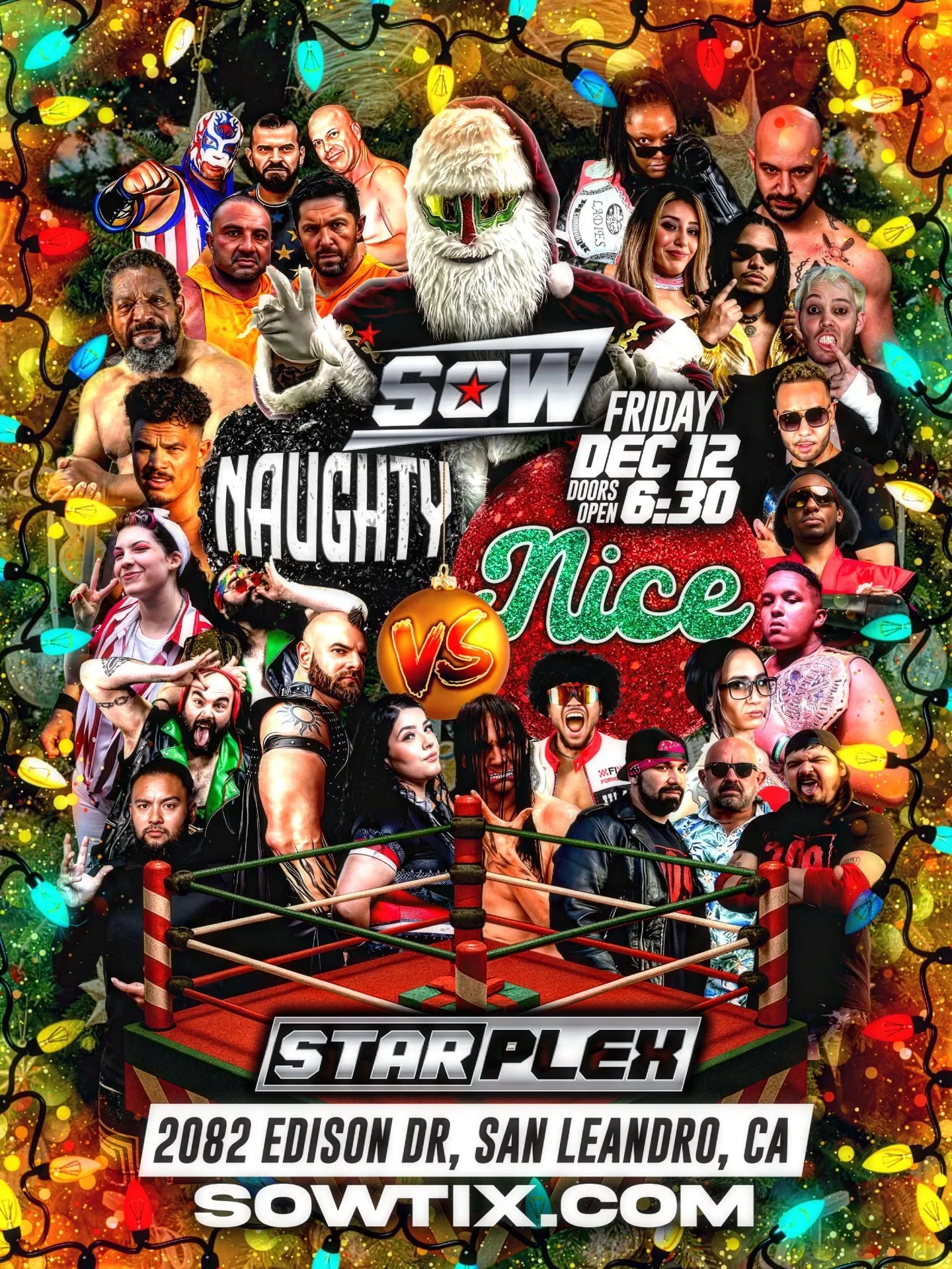Stars of Wrestling presents Naughty vs Nice