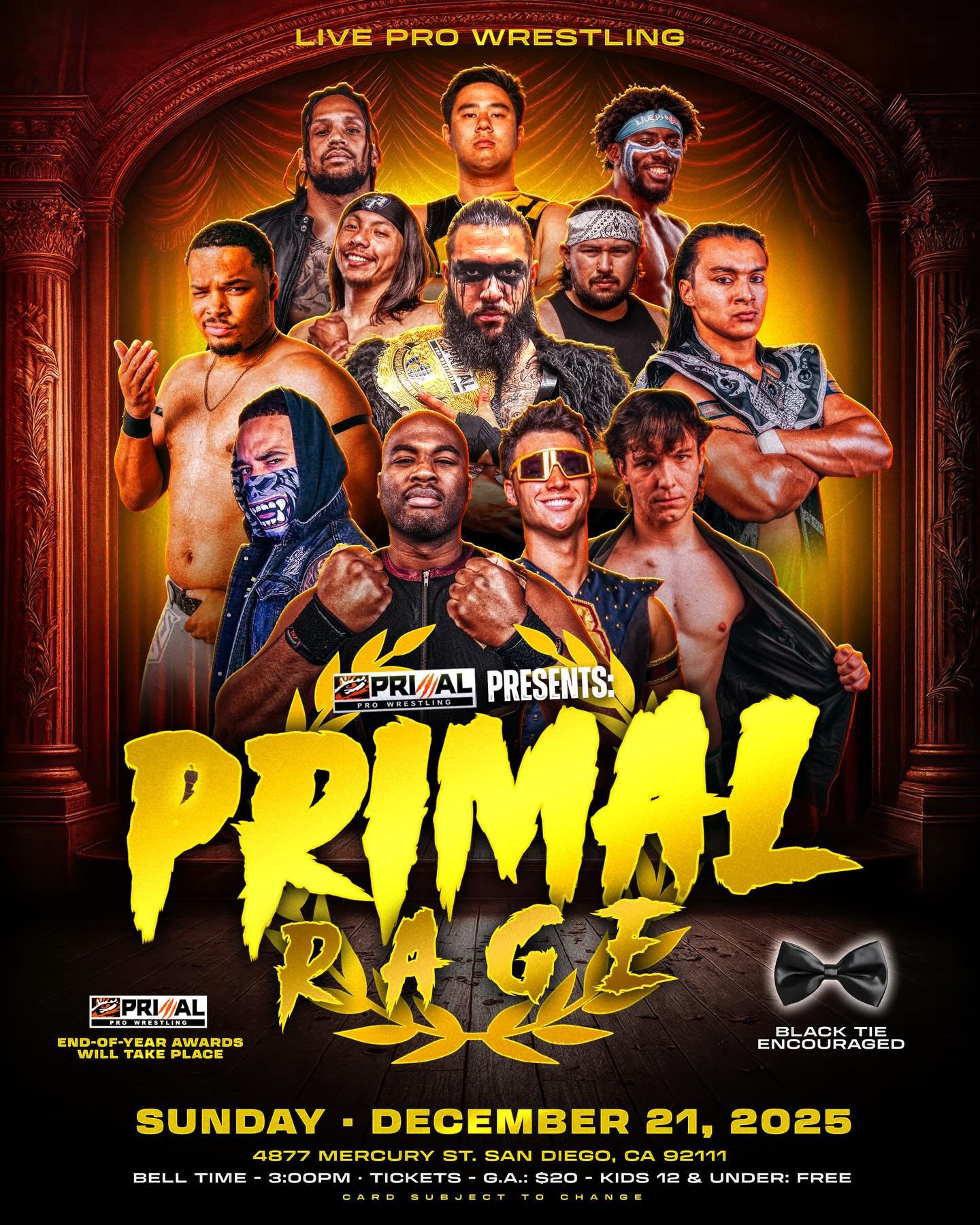 Primal Pro Wrestling presents Primal Rage