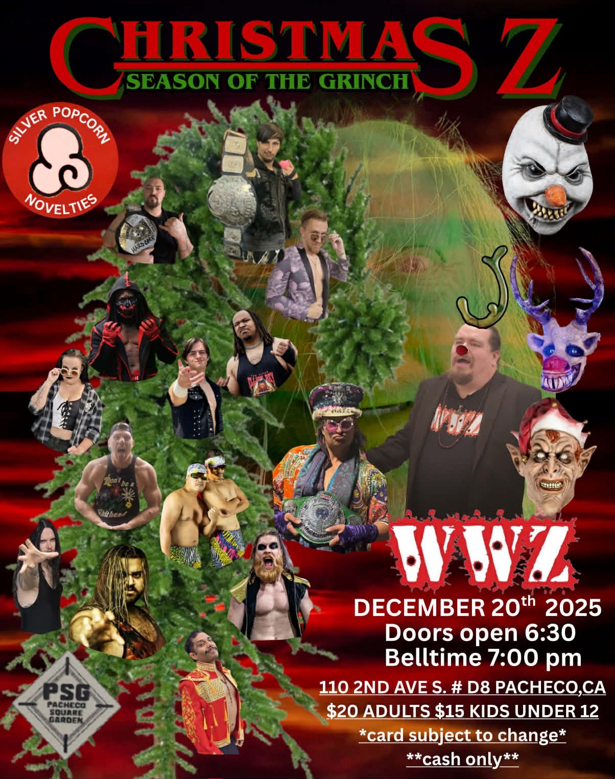 East Bay Pro Wrestling presents WWZ: Christmas Season of the Grinch